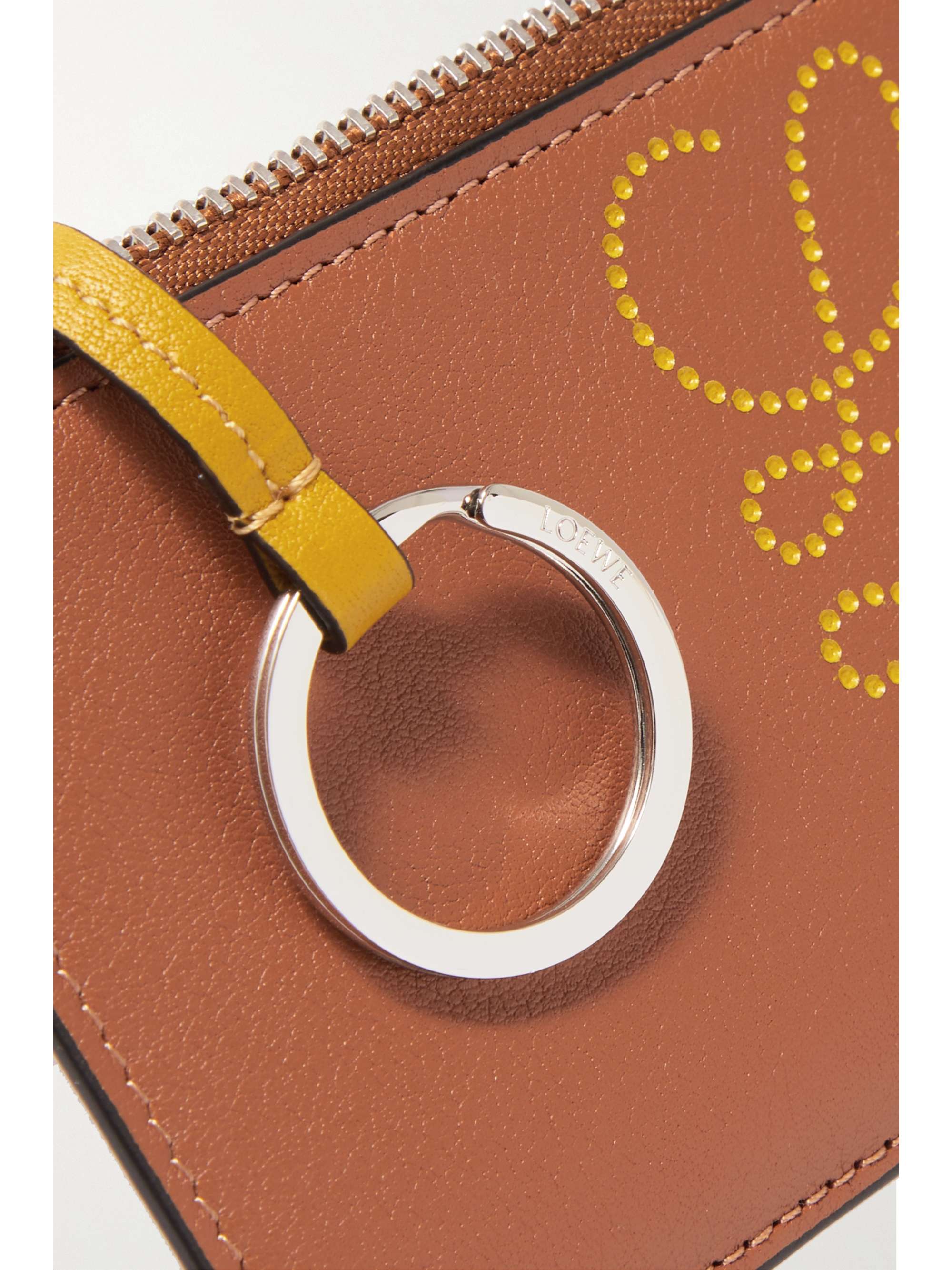 LOEWE Debossed leather cardholder