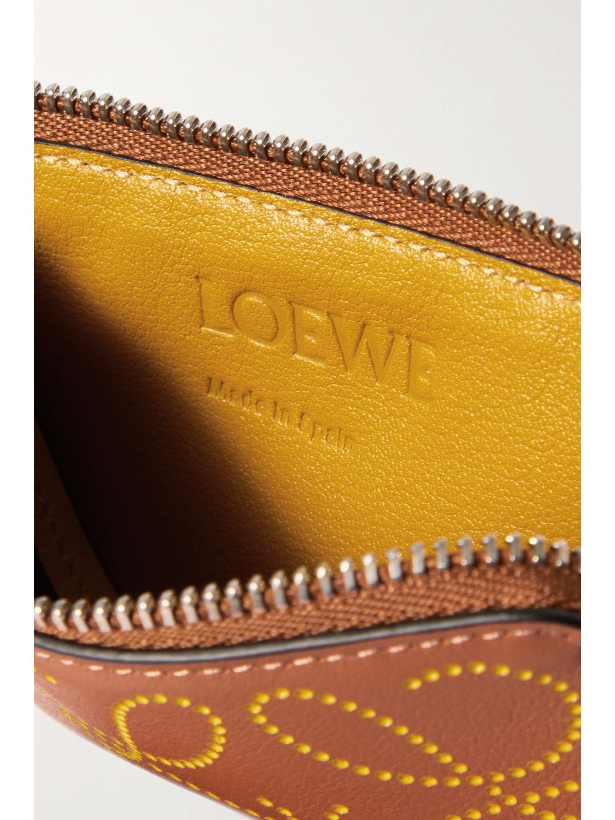 LOEWE Debossed leather cardholder