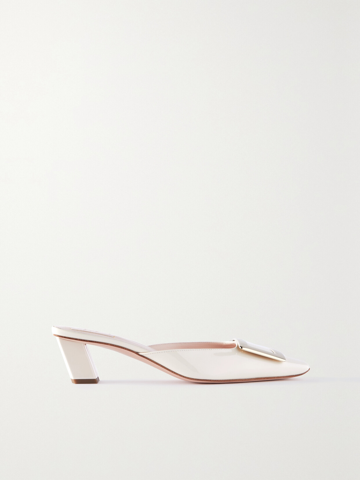 ROGER VIVIER BELLE VIVIER PATENT-LEATHER MULES