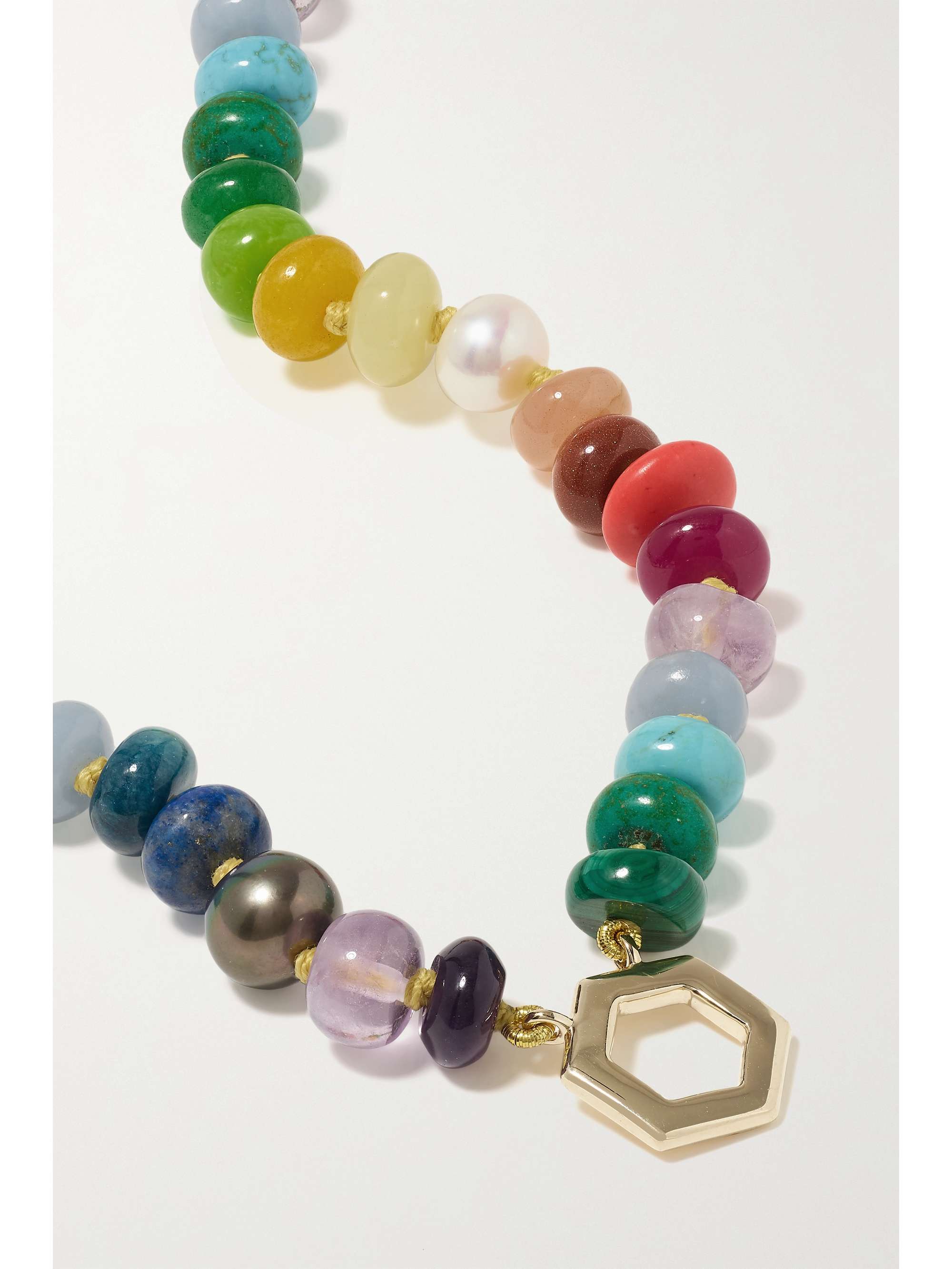 HARWELL GODFREY 18-karat gold multi-stone necklace