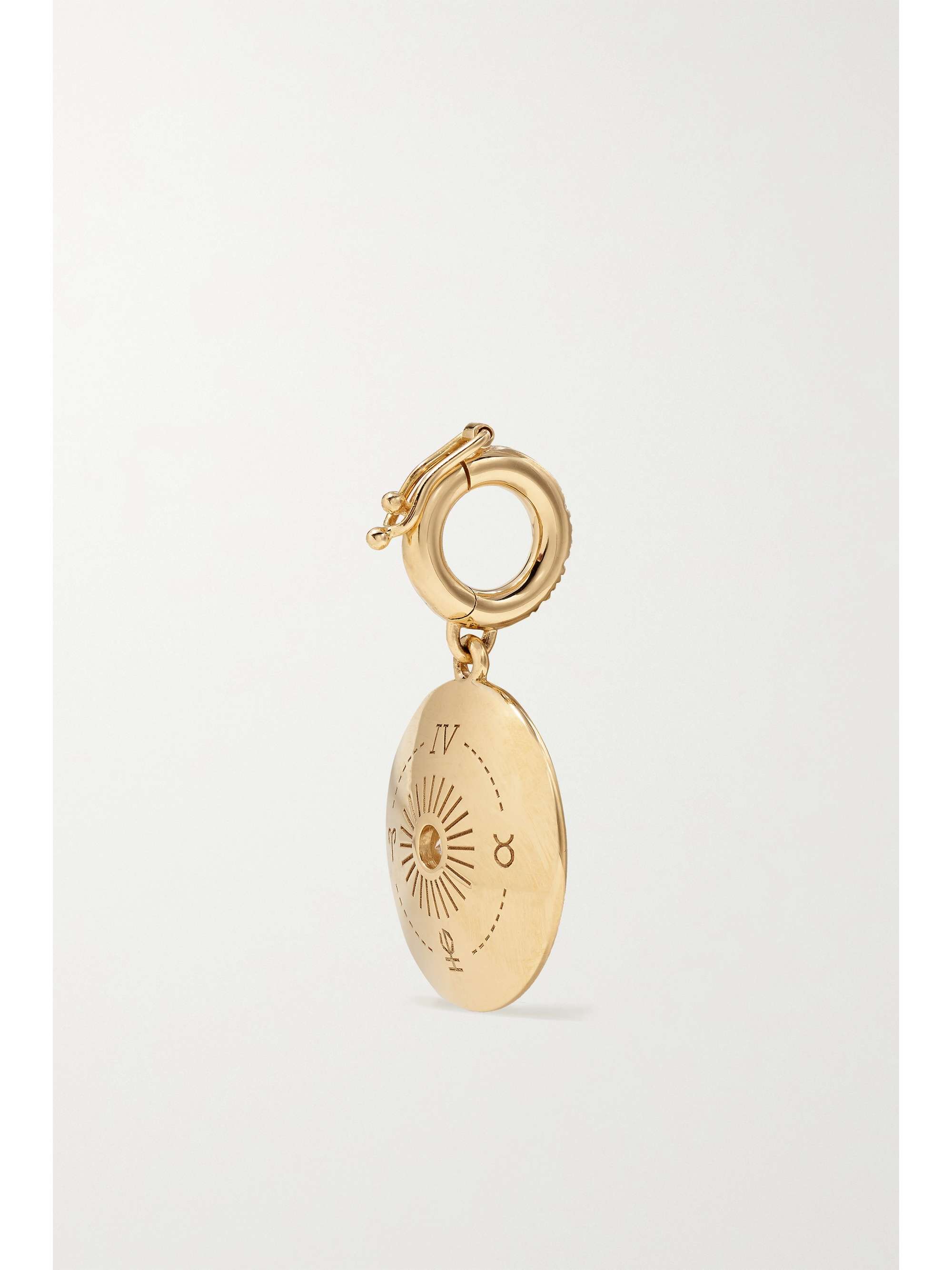 HARWELL GODFREY Mini Sun 18-karat gold diamond pendant