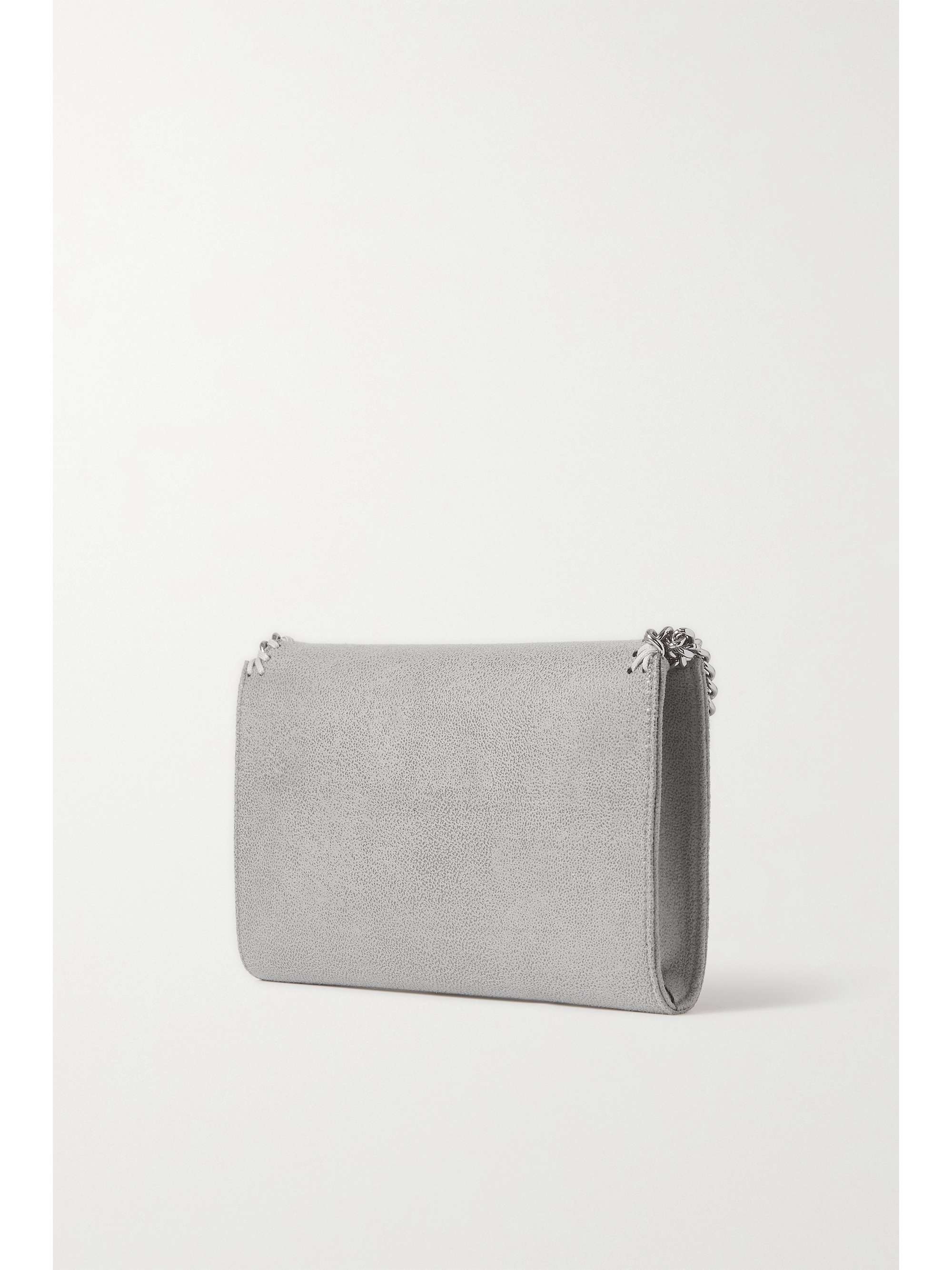 STELLA MCCARTNEY The Falabella mini faux brushed-leather shoulder bag