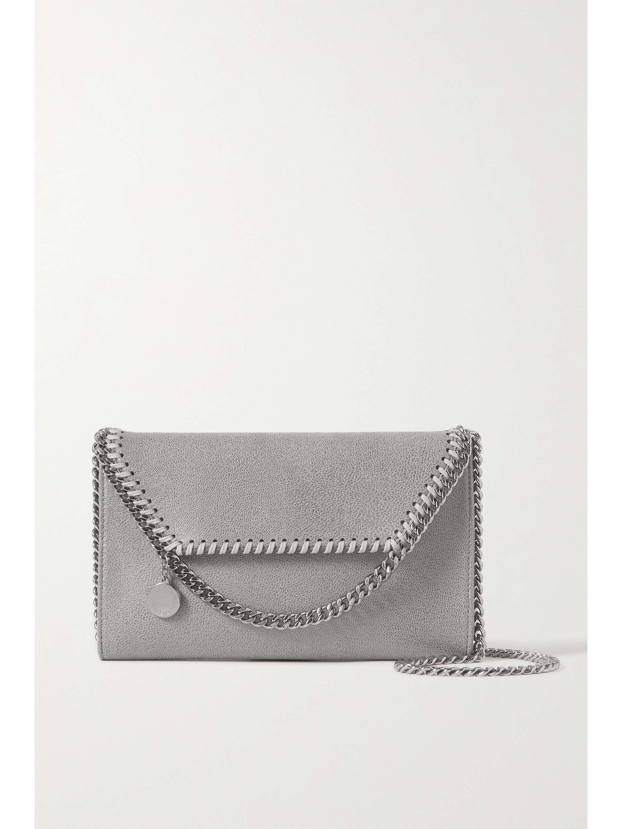 STELLA MCCARTNEY The Falabella mini faux brushed-leather shoulder bag