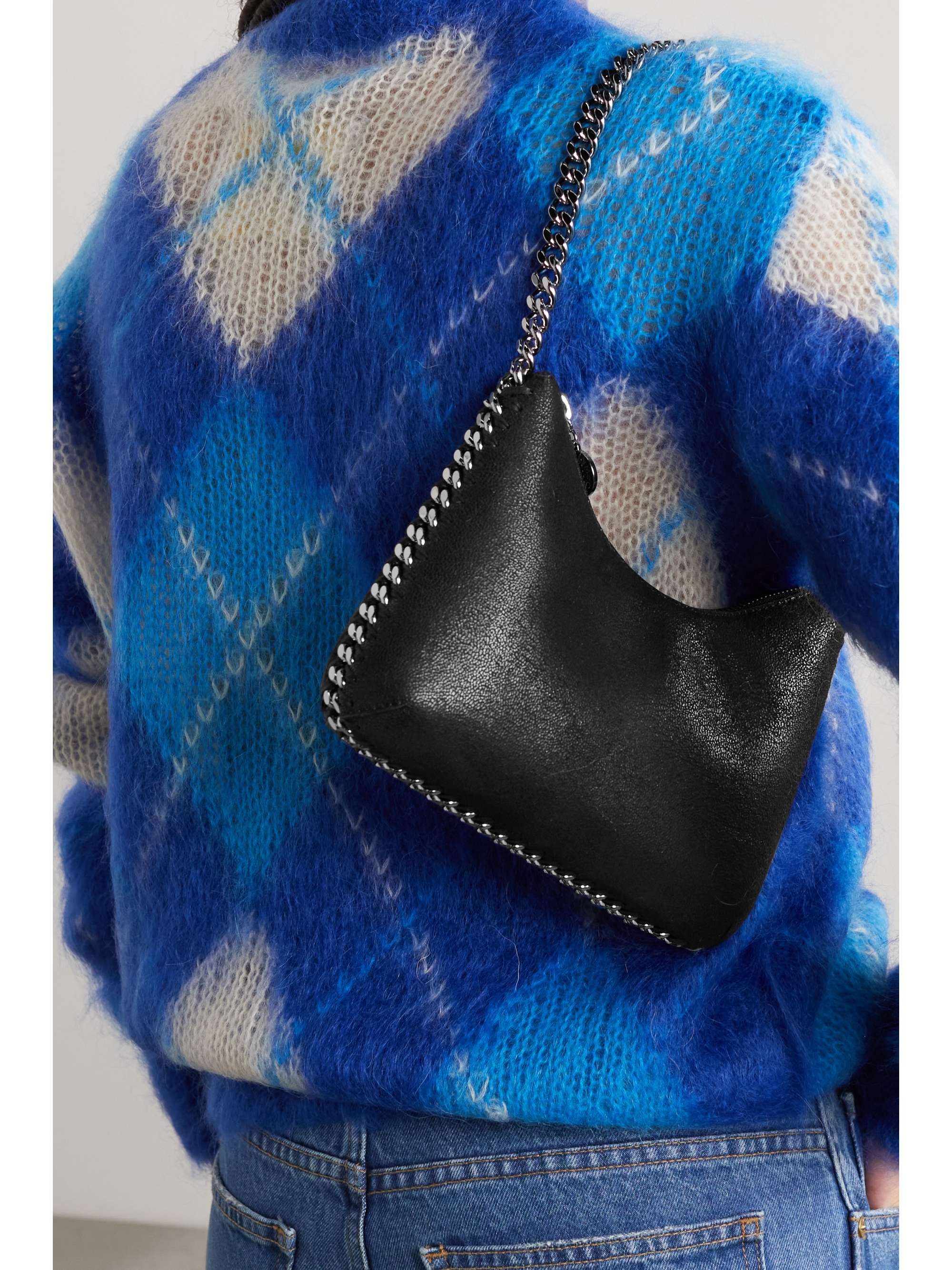 falabella zipped mini shoulder bag