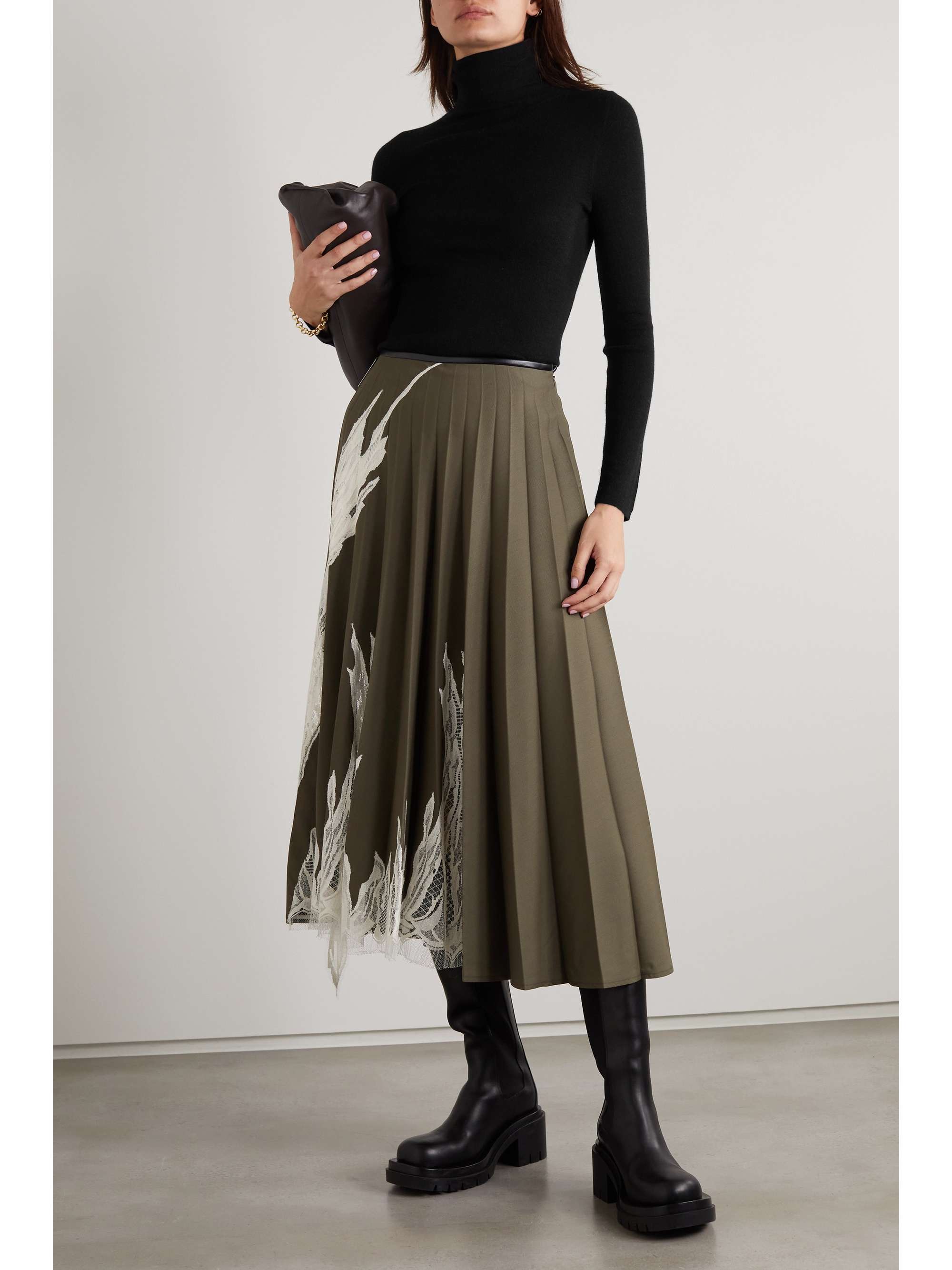 Black Lynnette cashmere turtleneck 