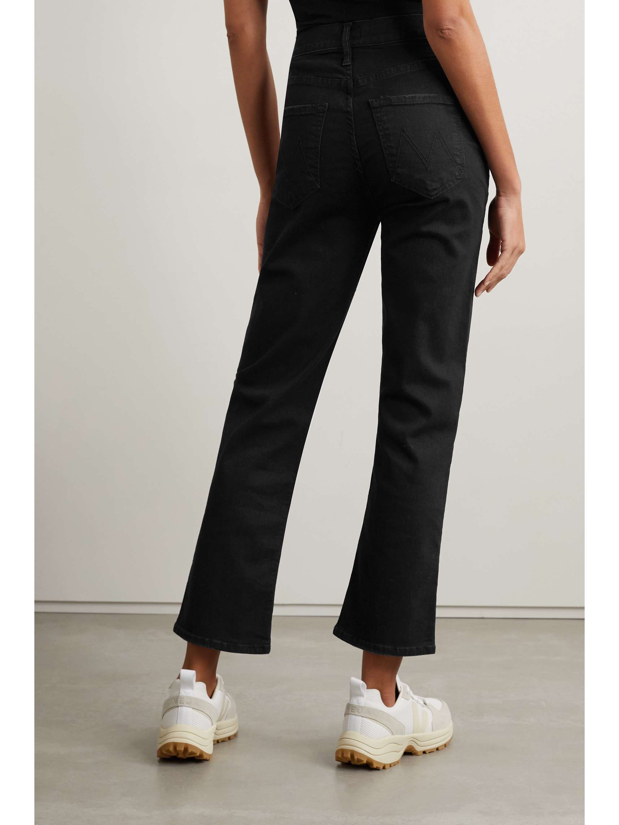 Black Rider high-rise straight-leg 