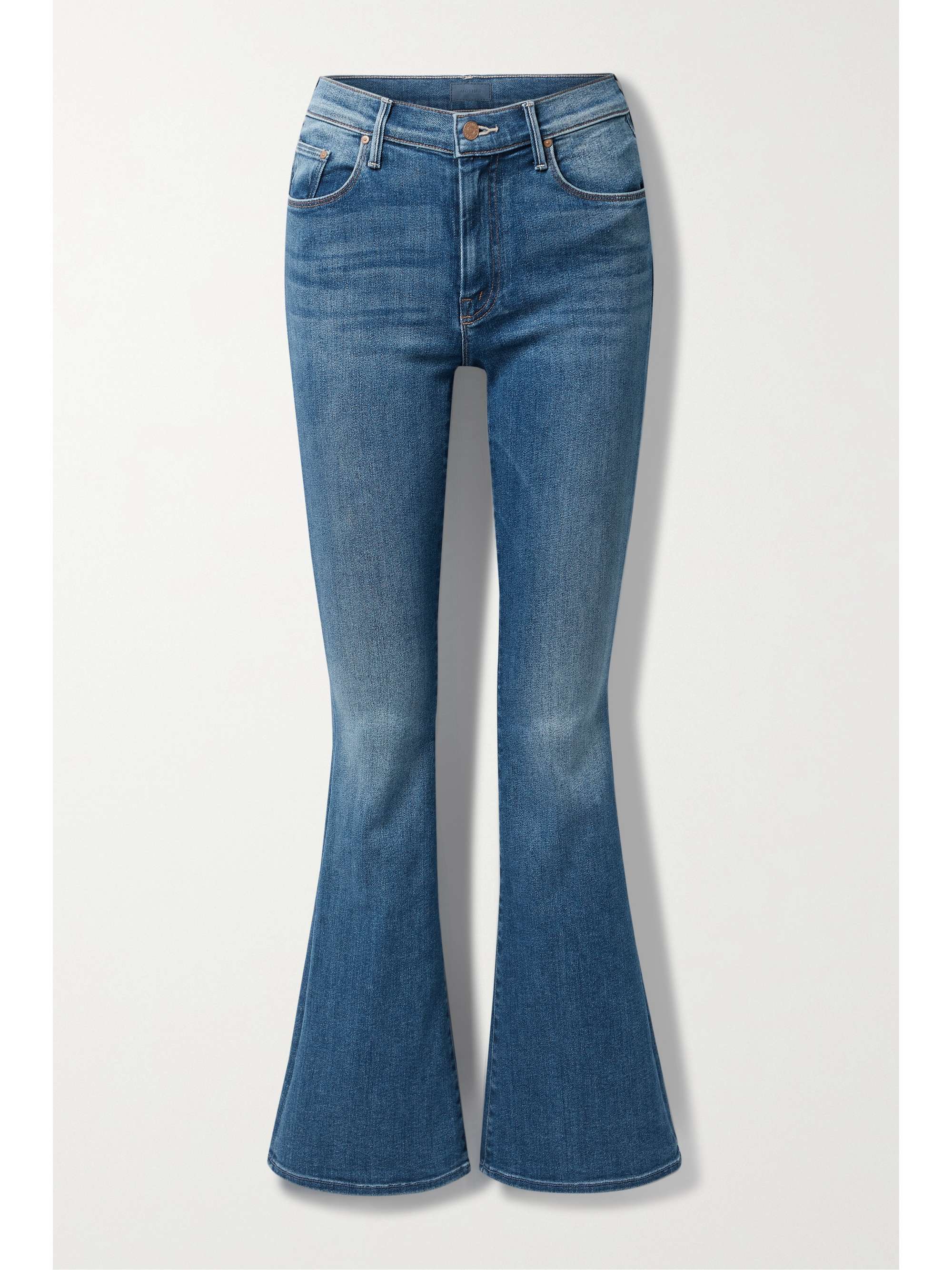 rise flared jeans | MOTHER 