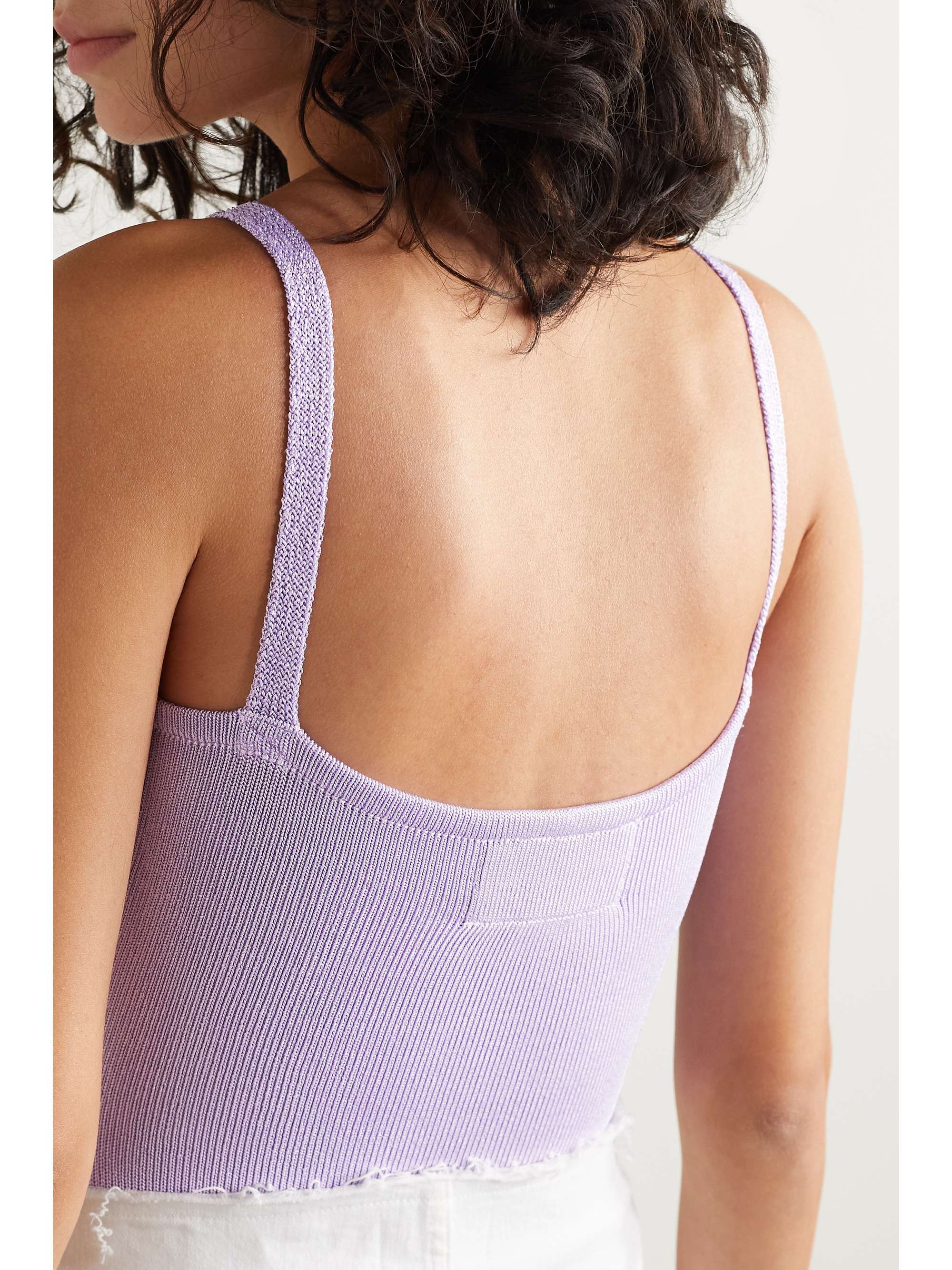CALLE DEL MAR + NET SUSTAIN ribbed-knit bodysuit