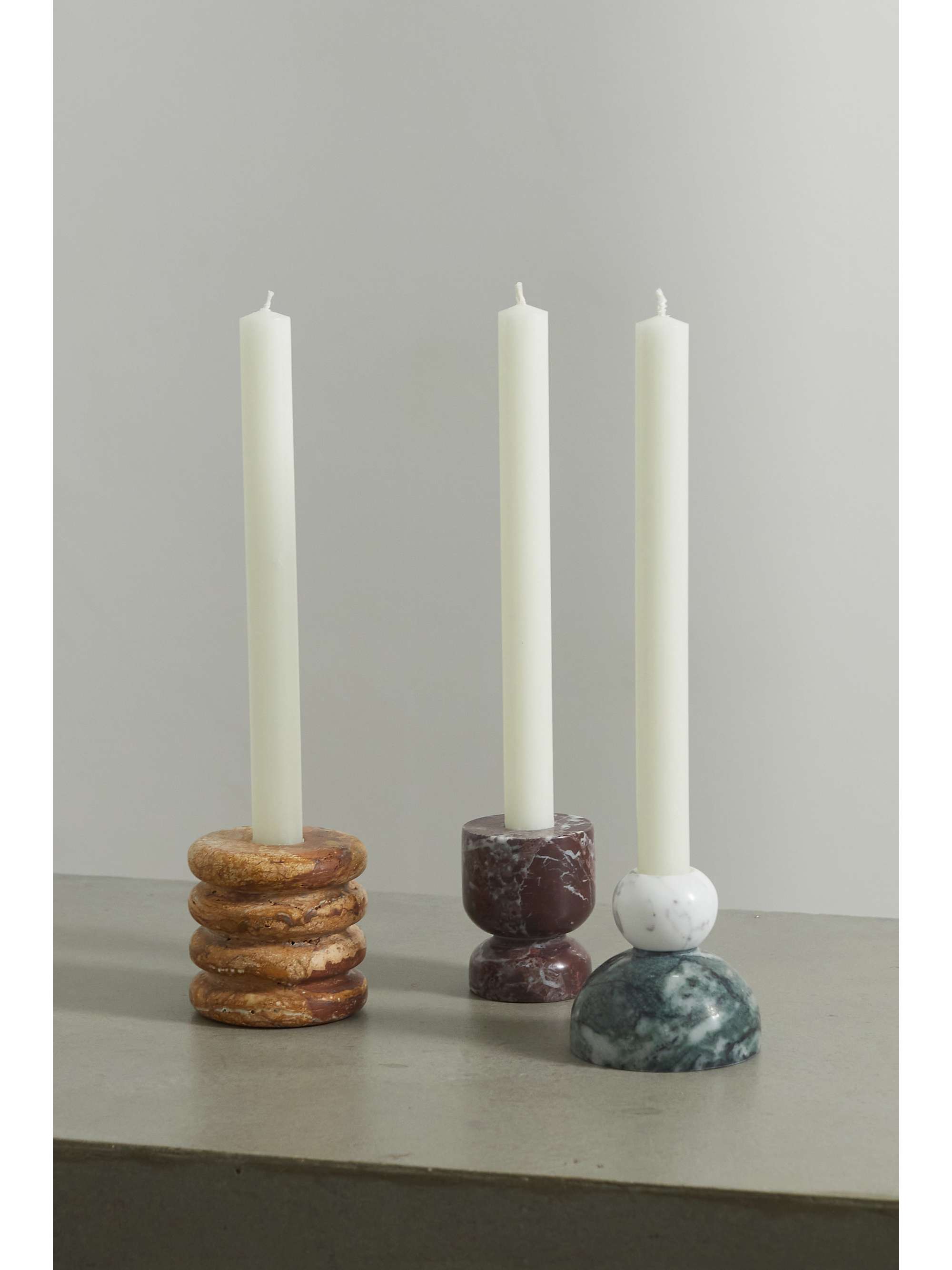 Marble Candle Holder Each 