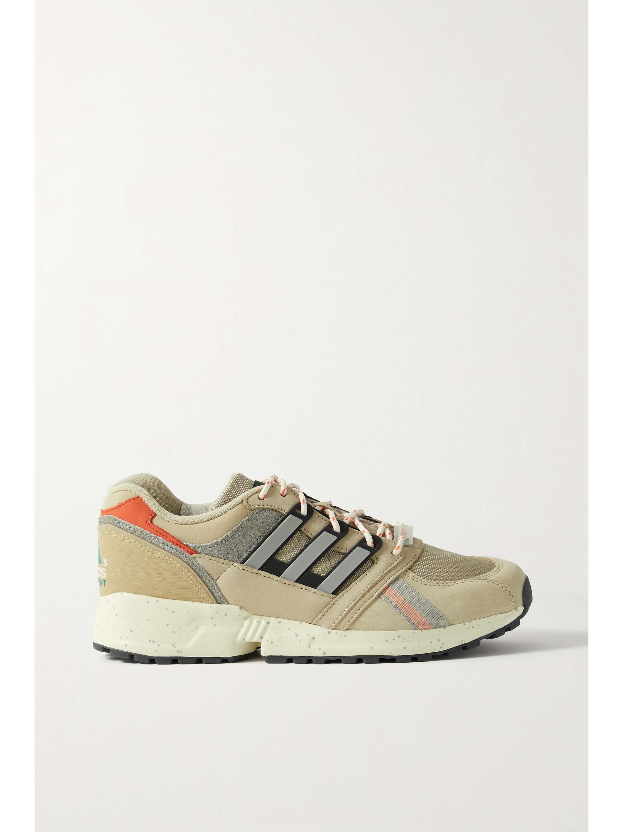 ADIDAS ORIGINALS Equipment CSG 91 rubber and felt-trimmed leather mesh | NET-A-PORTER