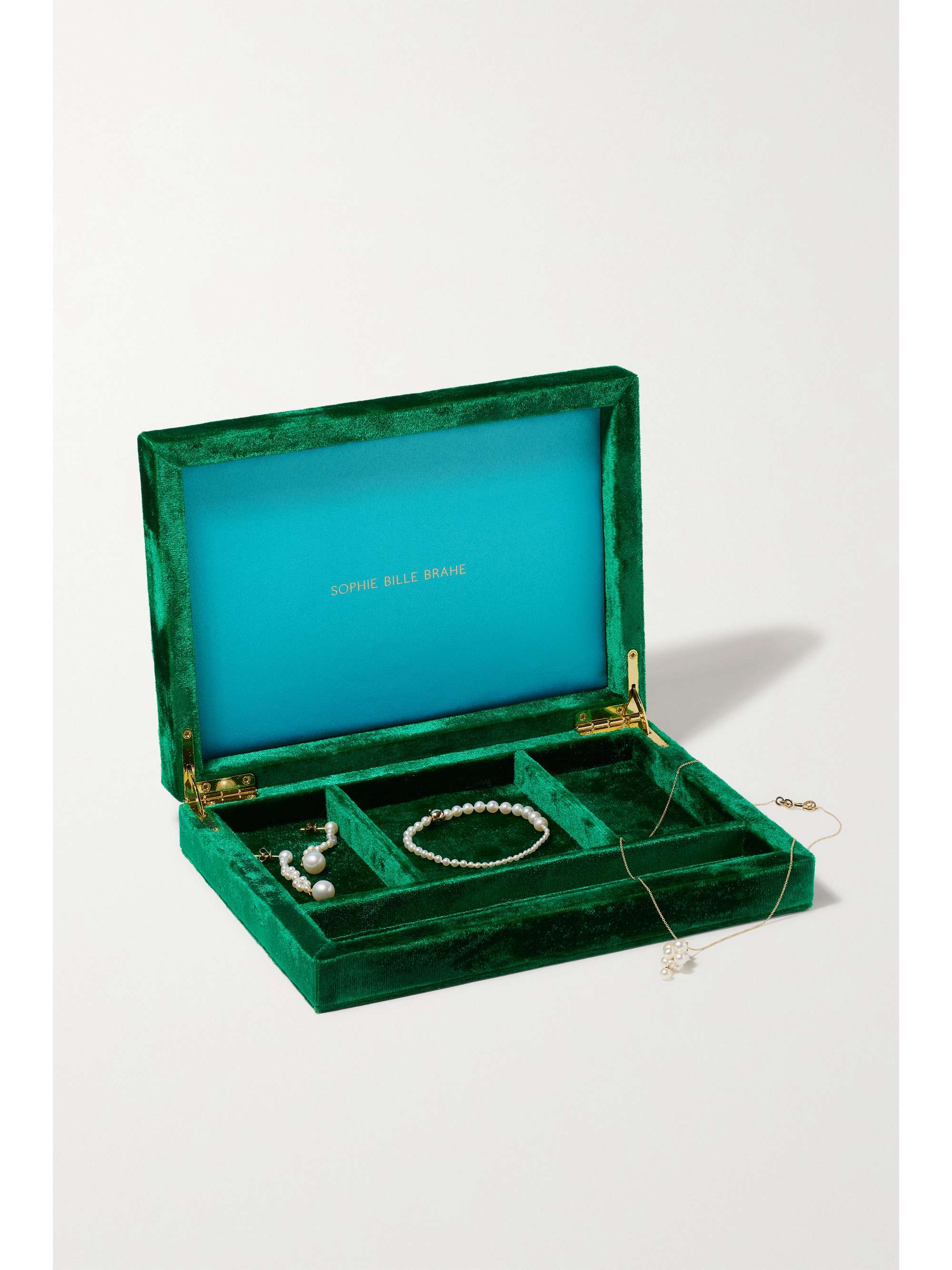 SOPHIE BILLE BRAHE Trésor large velvet jewelry box