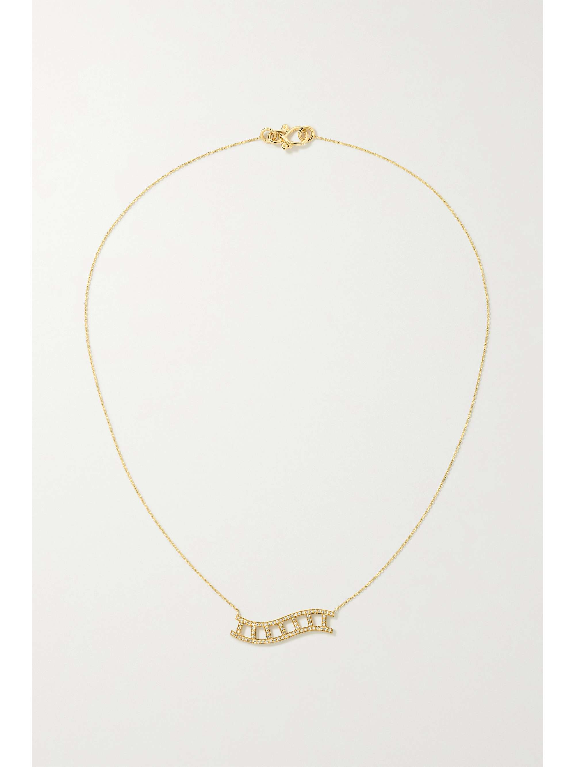 SOPHIE BILLE BRAHE Échelle Ocean 18-karat gold diamond necklace