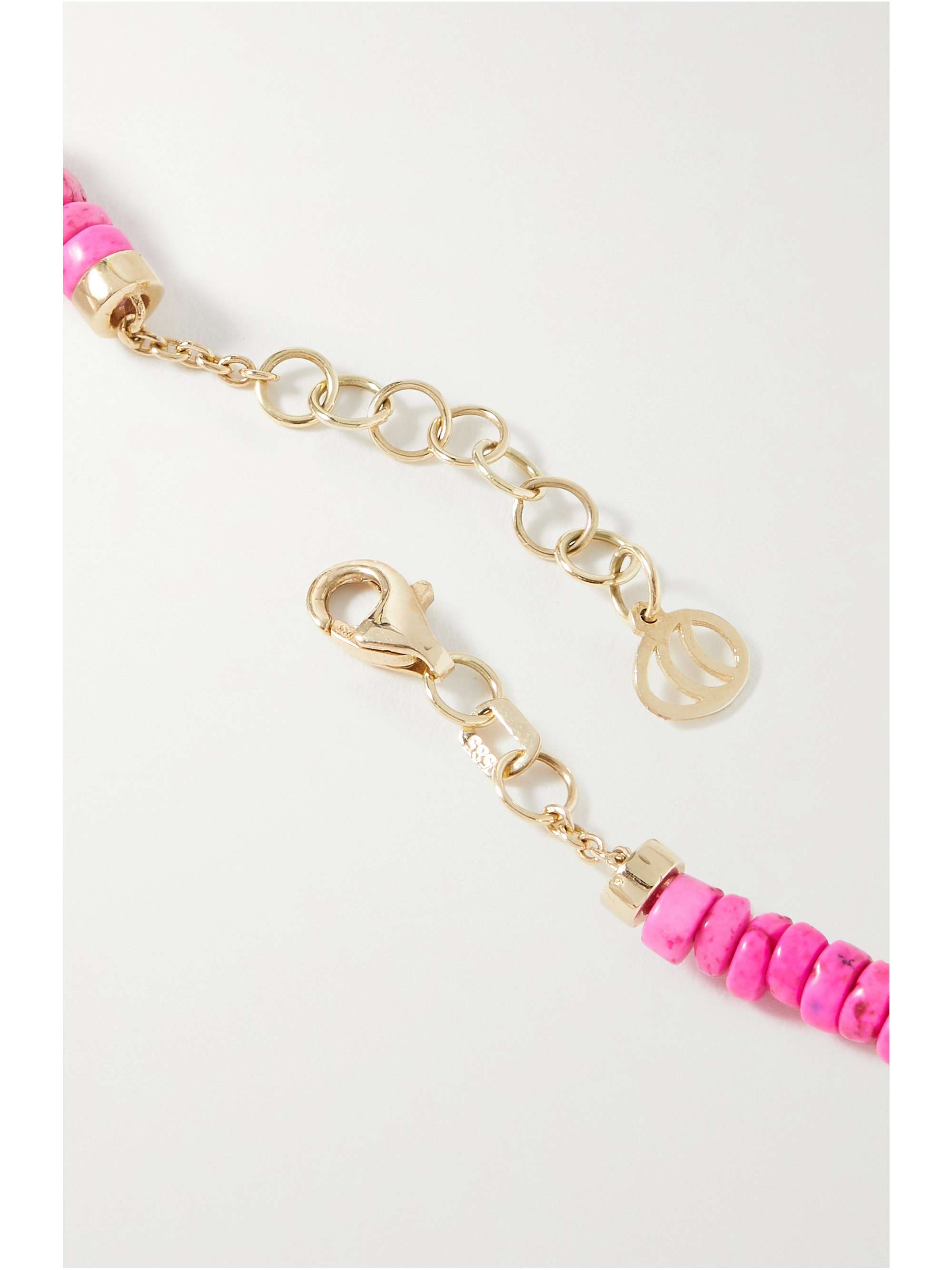 CHARMS COMPANY Les Bonbons 黄金、珍珠、串珠脚链