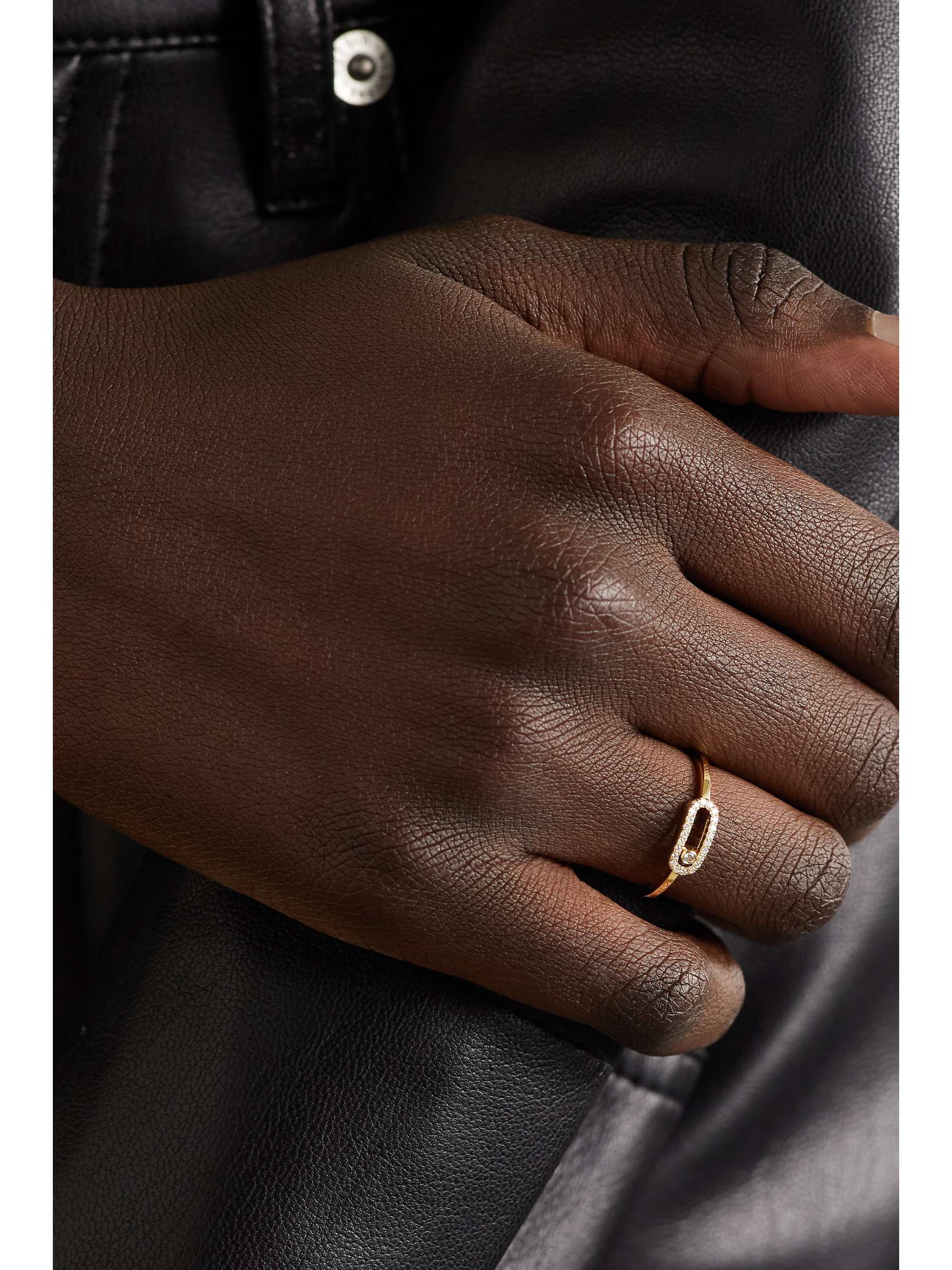 MESSIKA Bague en or 18 carats (750/1000) et diamants Move Uno