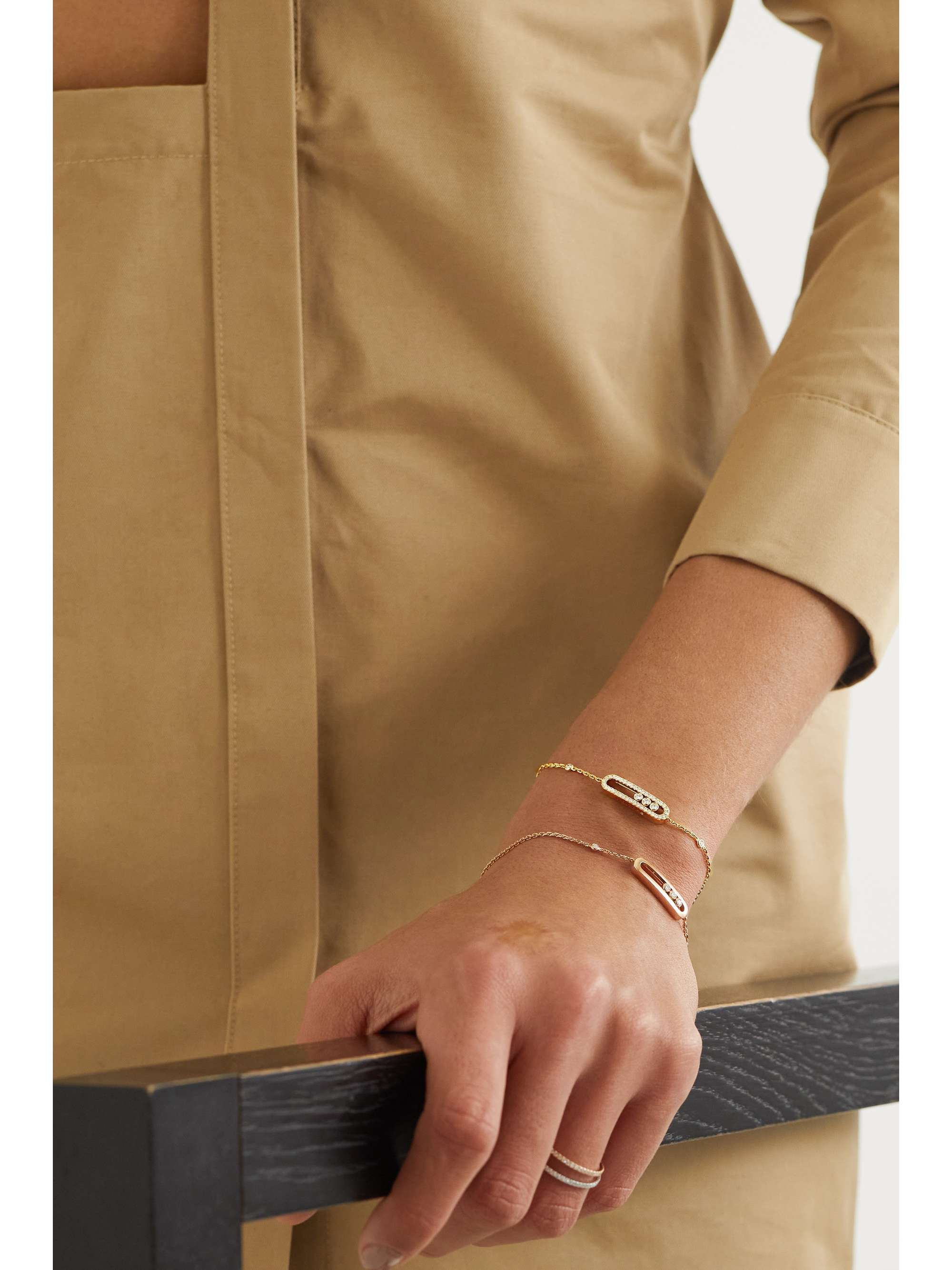 MESSIKA Baby Move Armband aus 18 Karat Gold mit Diamanten