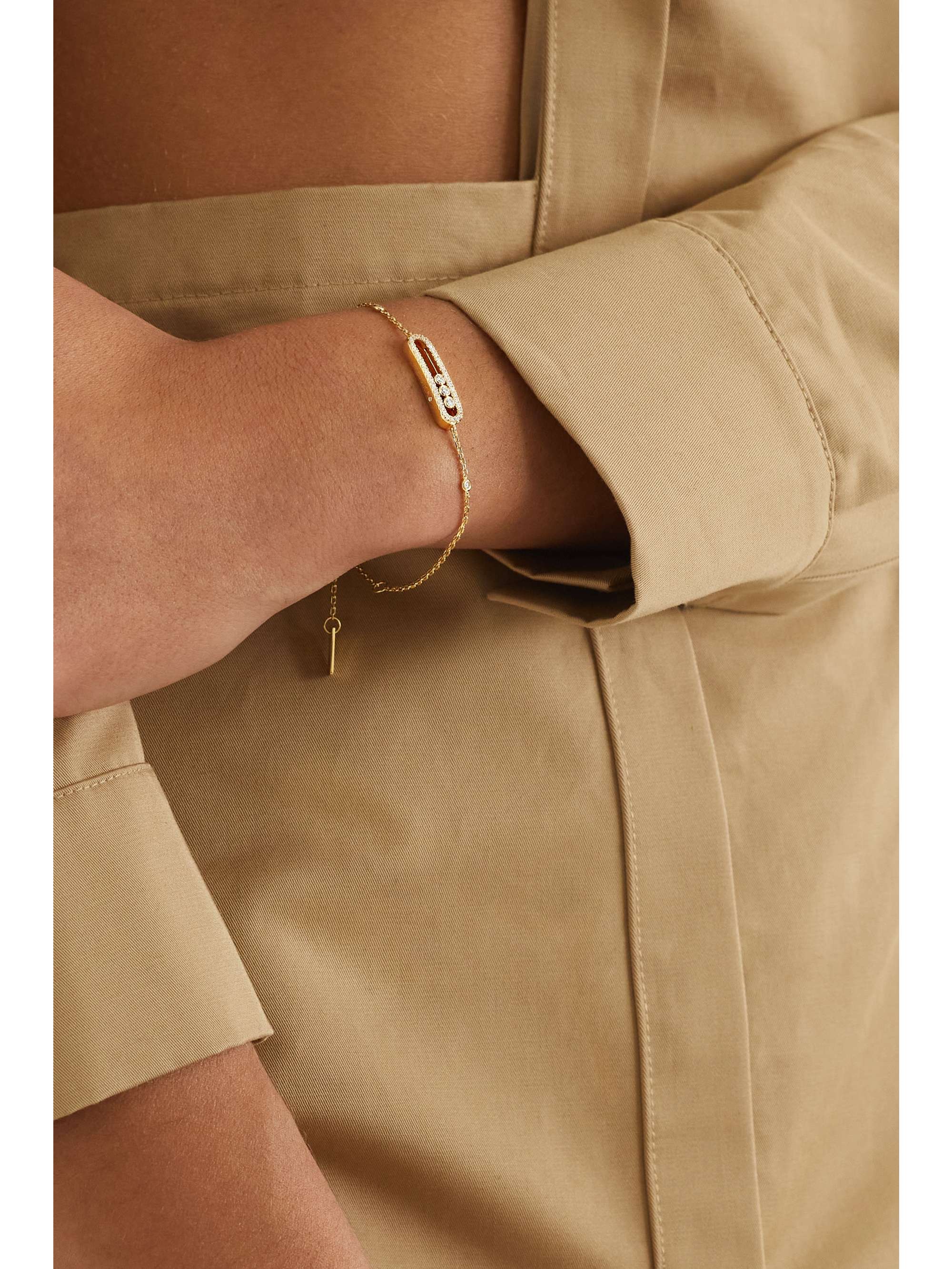 MESSIKA Baby Move Armband aus 18 Karat Gold mit Diamanten