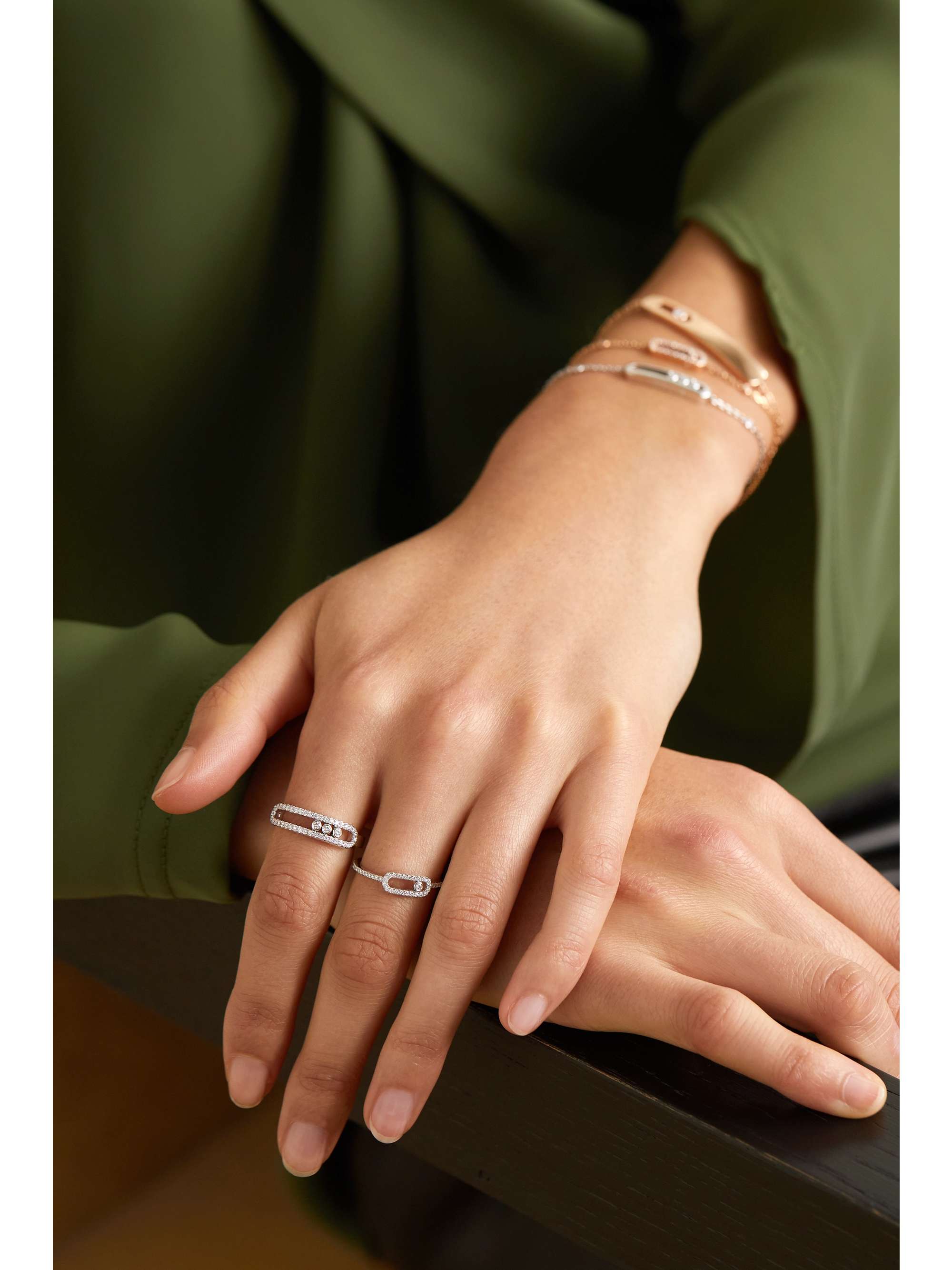 MESSIKA Move Uno 18-karat white gold diamond ring
