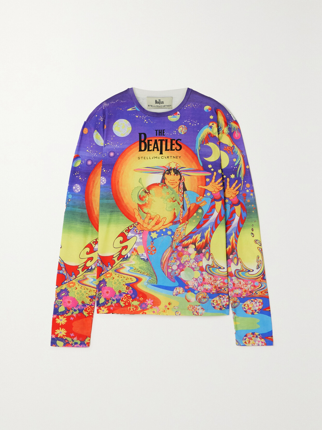 Stella McCartney + The Beatles Get Back Printed Cotton-jersey T-shirt - Orange