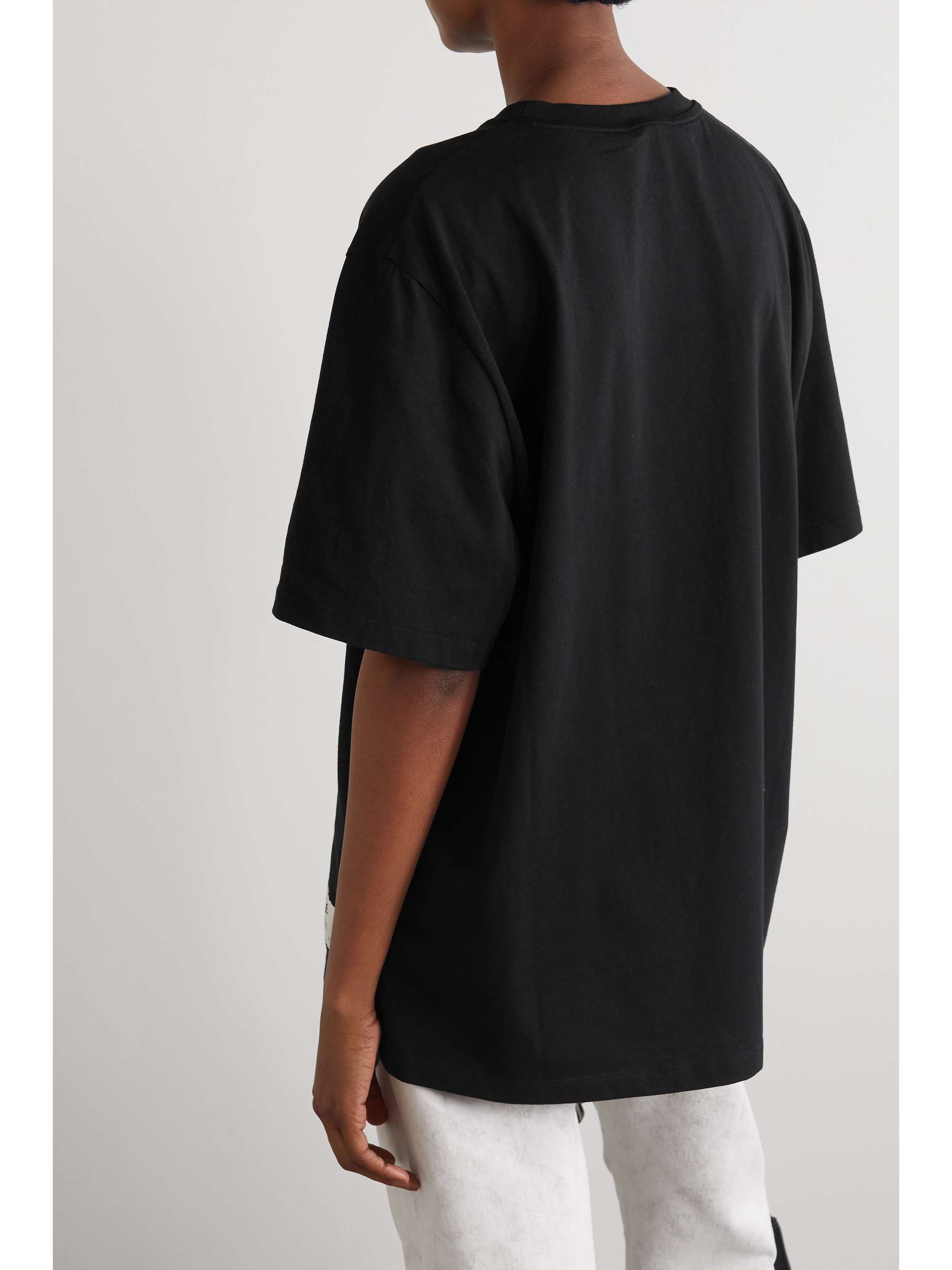 printed cotton-jersey T-shirt 