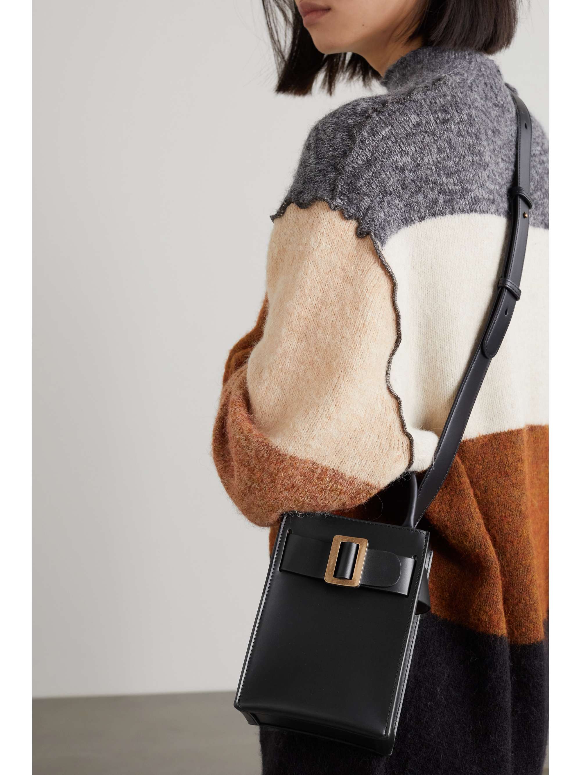 BOYY Bobby Tourist buckled leather shoulder bag