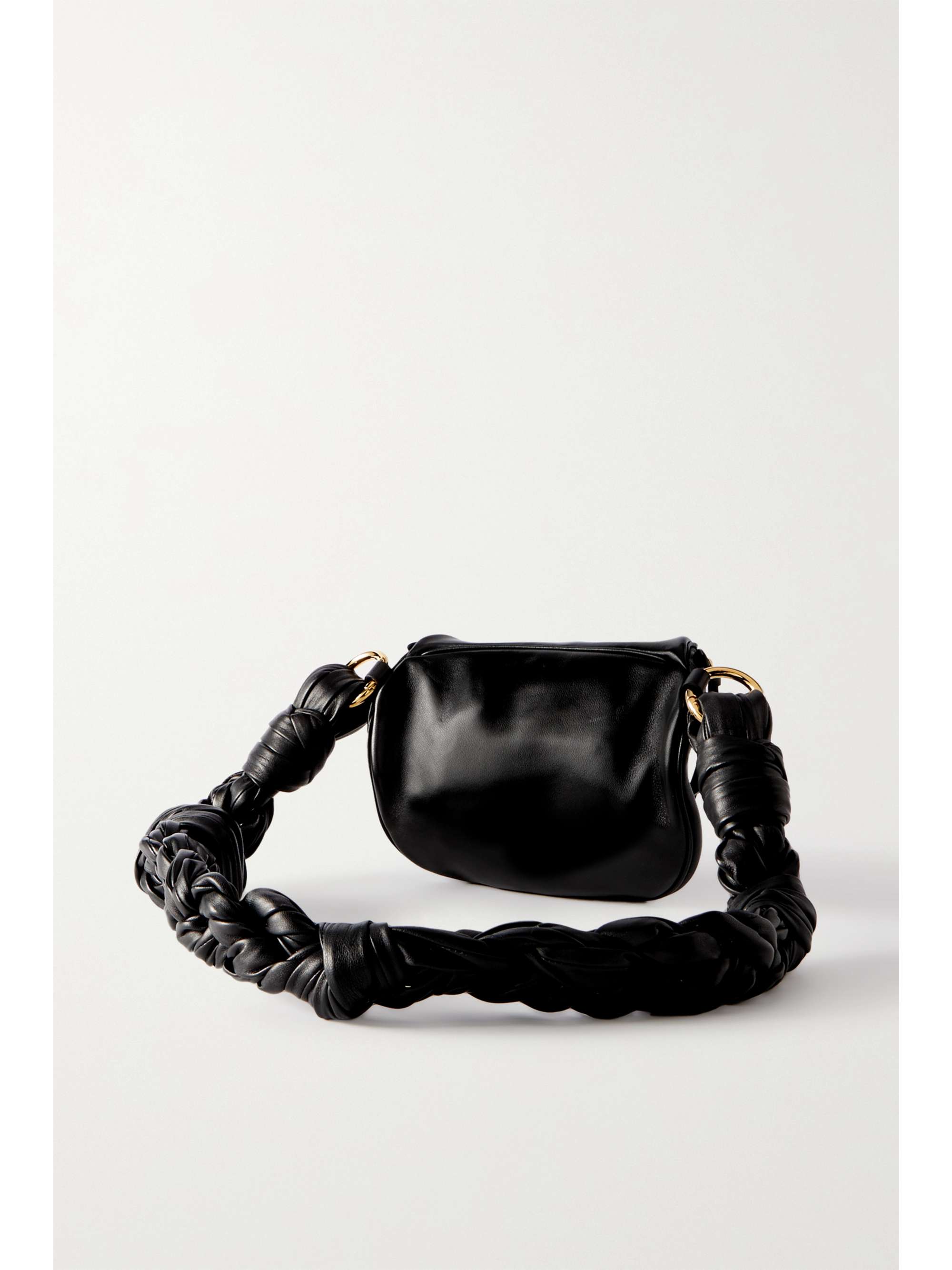 JIL SANDER Knotted Moon leather shoulder bag