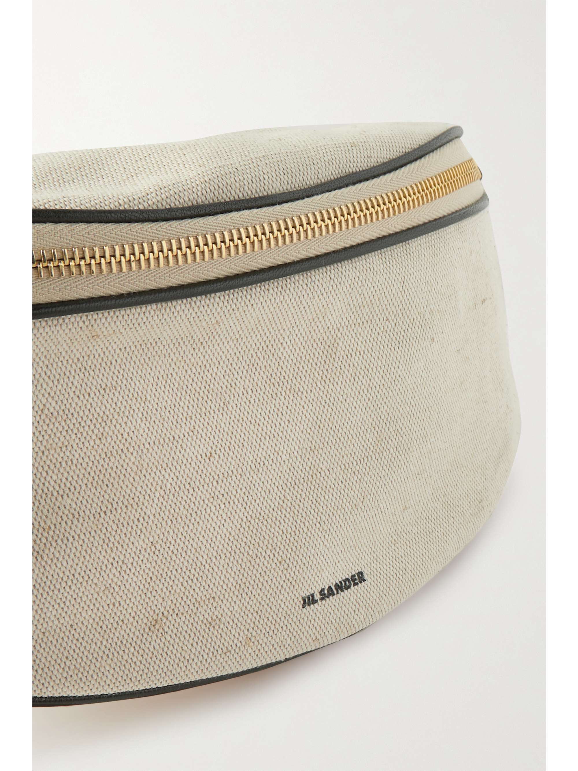 JIL SANDER Moon small leather-trimmed cotton-canvas belt bag
