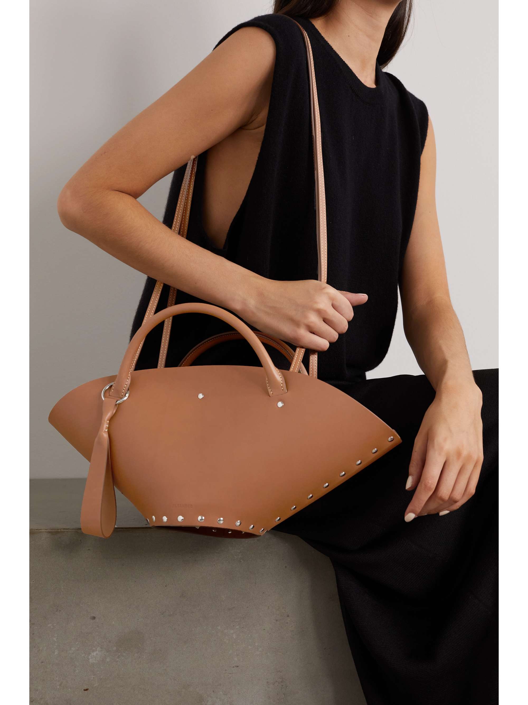 JIL SANDER Leather tote