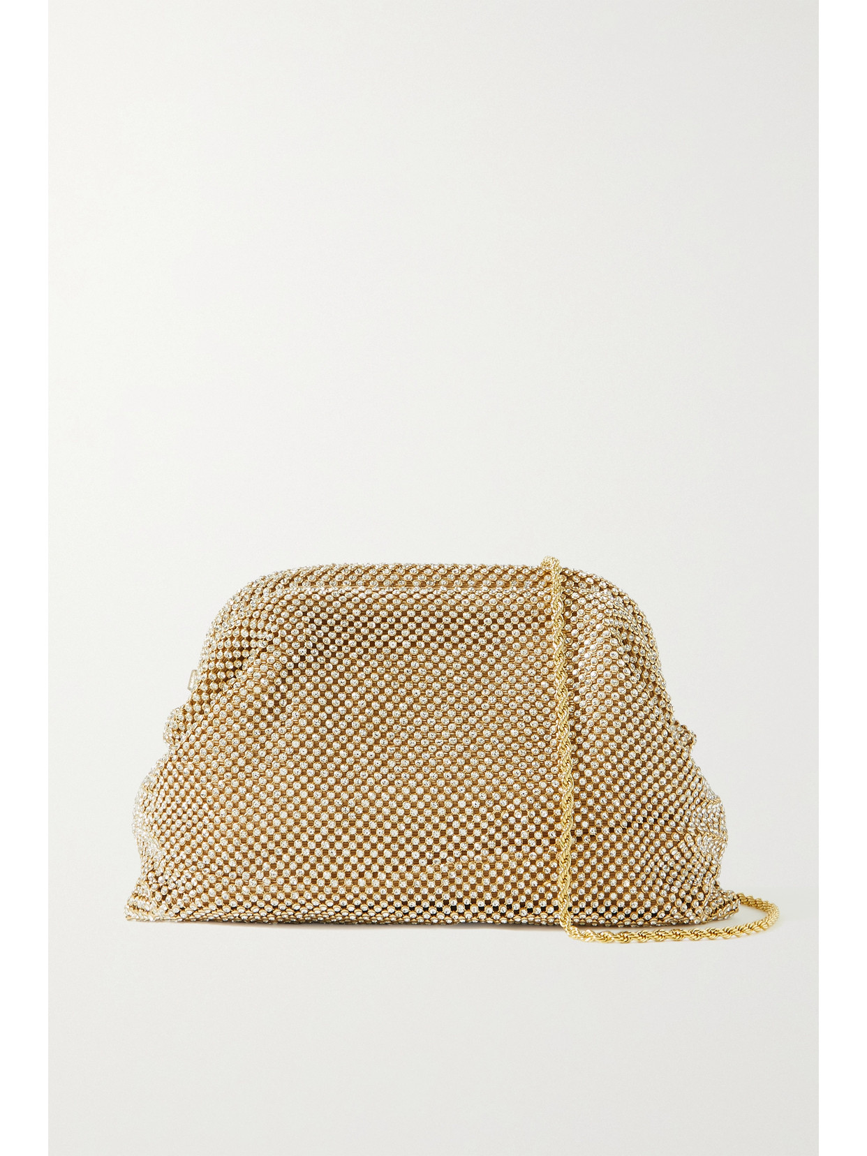 Loeffler Randall Doreen Crystal-embellished Gold-tone Shoulder Bag