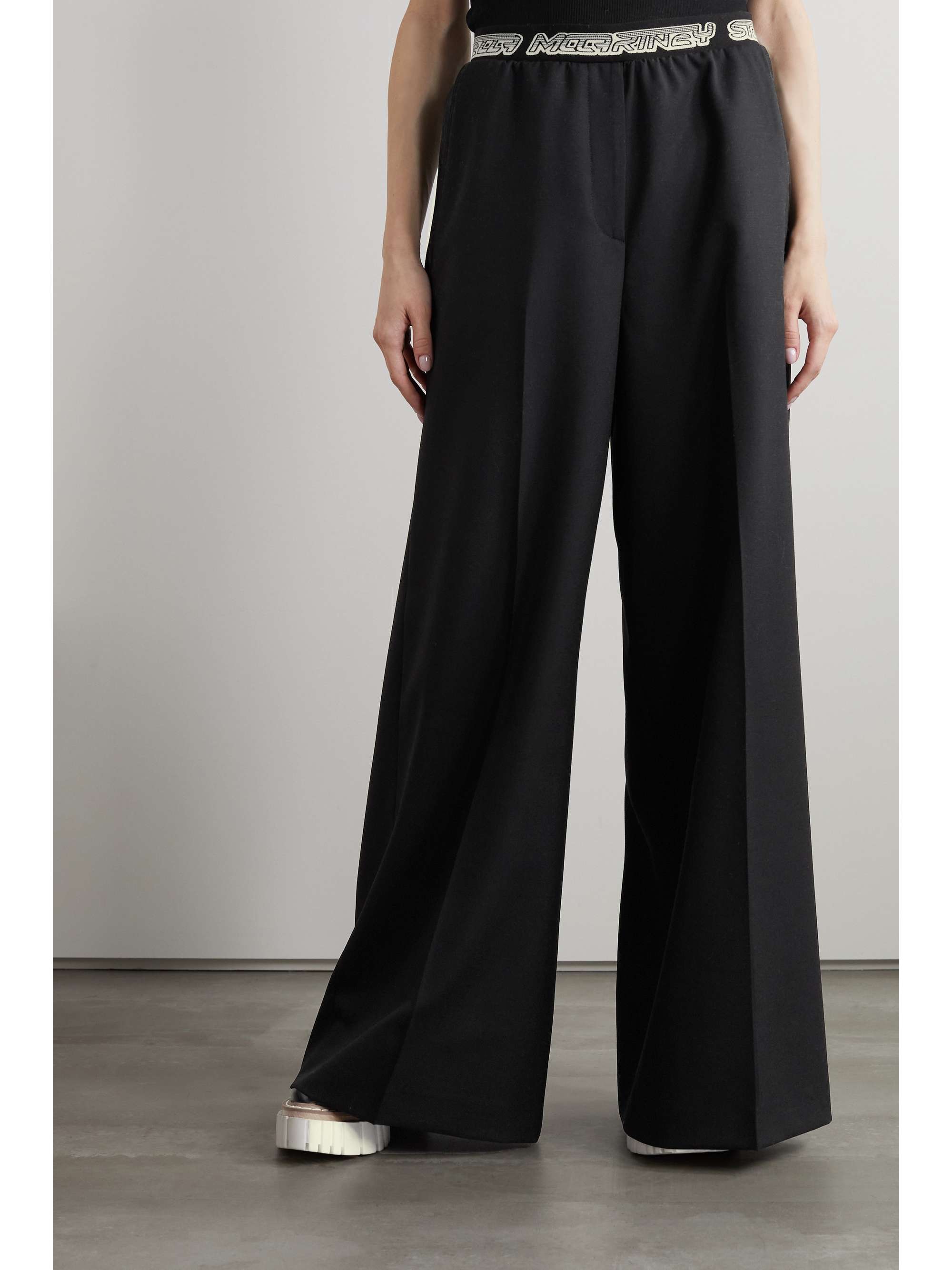 STELLA MCCARTNEY Wool wide-leg pants | NET-A-PORTER