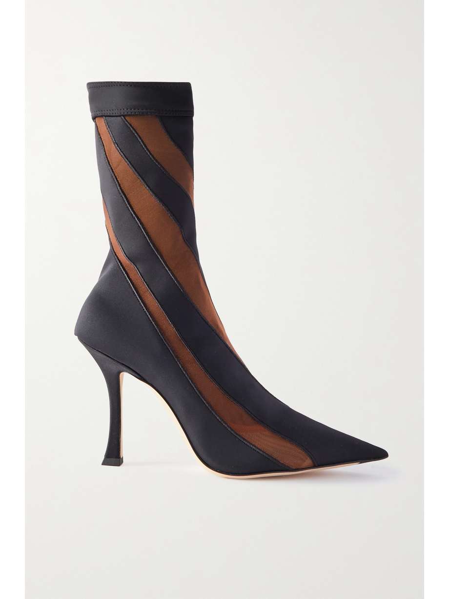 Cut Out Boots Black