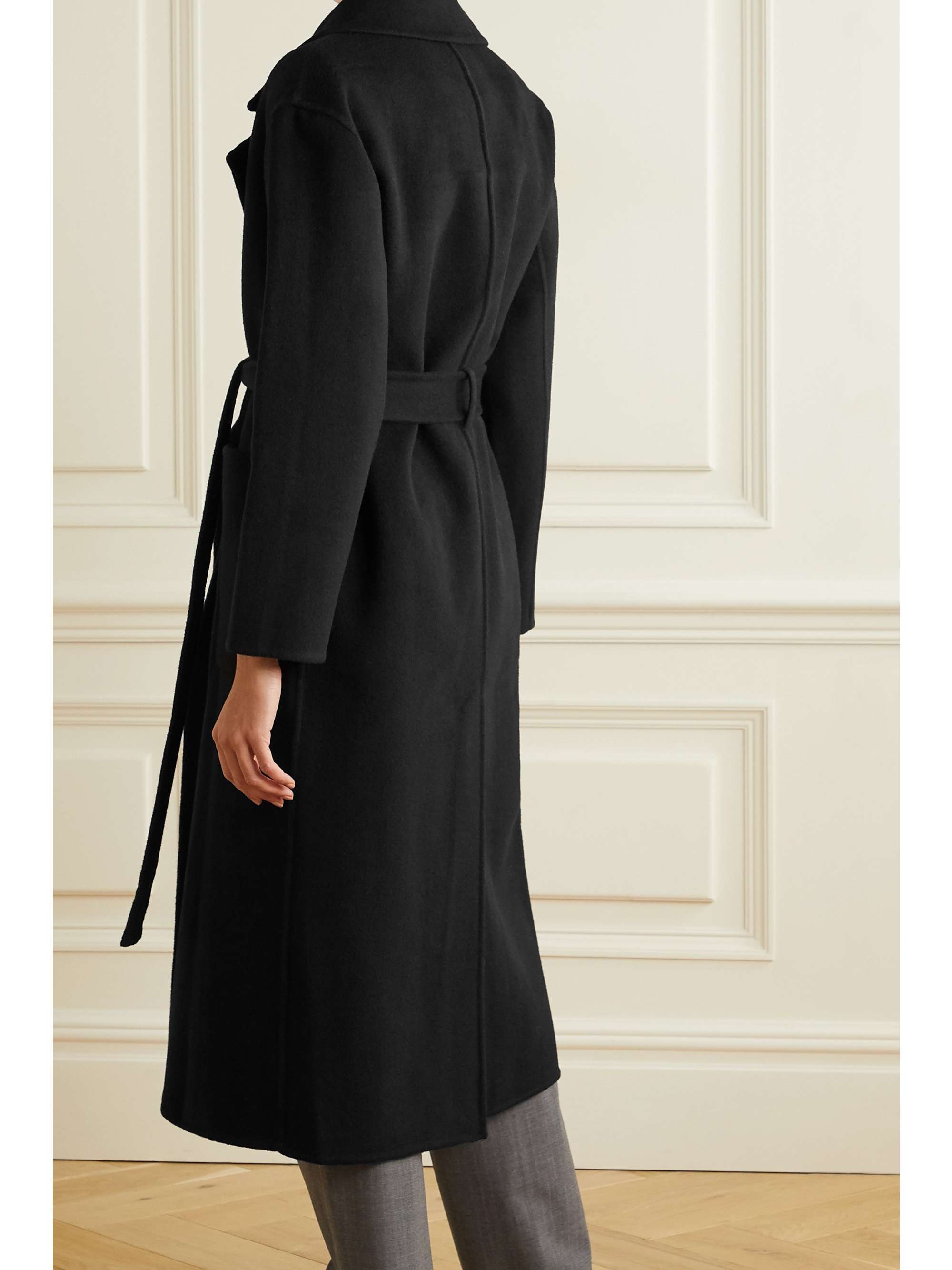 MICHAEL MICHAEL KORS Belted wool-blend felt coat | NET-A-PORTER