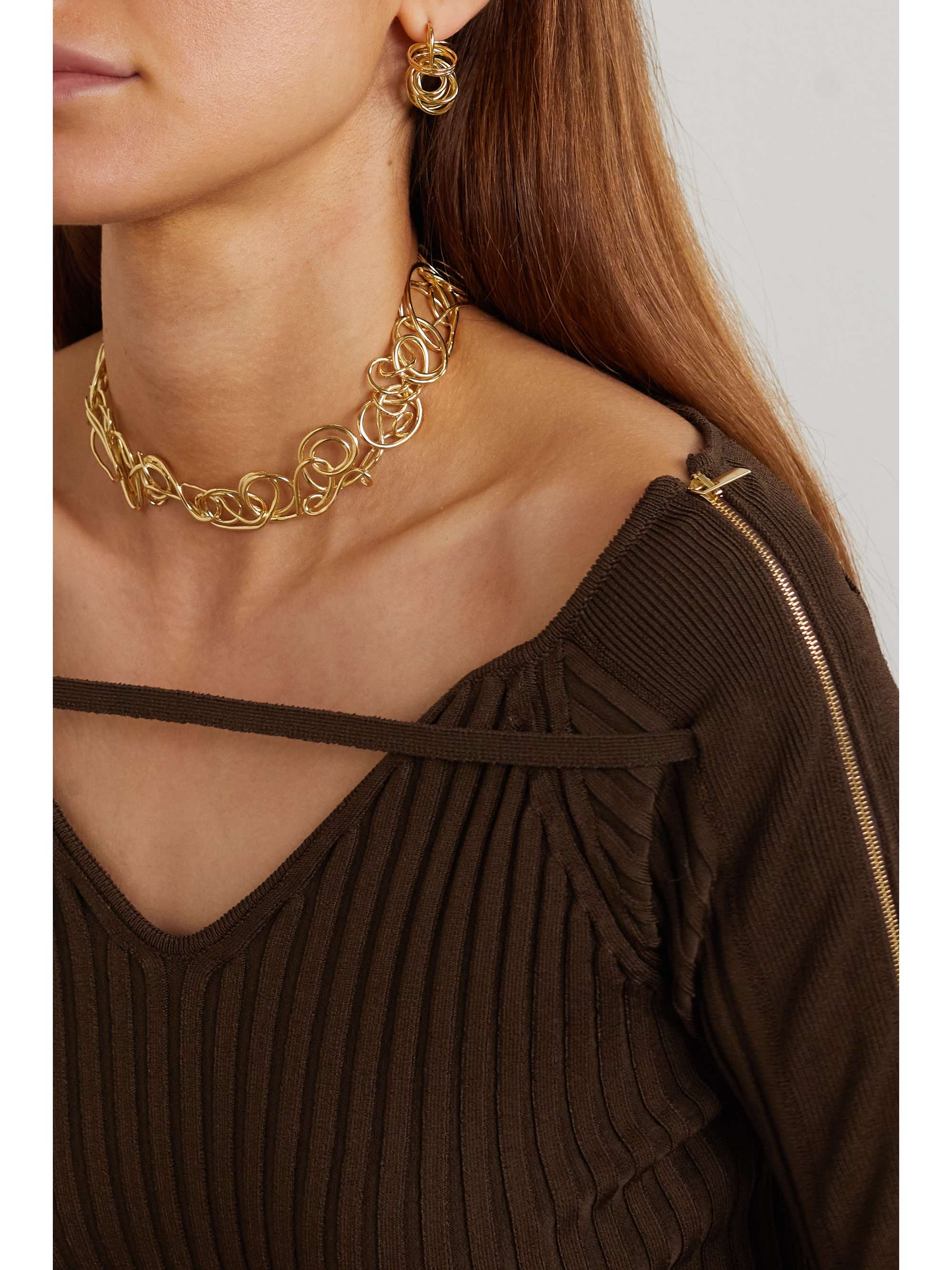 COMPLETEDWORKS Don't Become a Reactionary gold-plated choker
