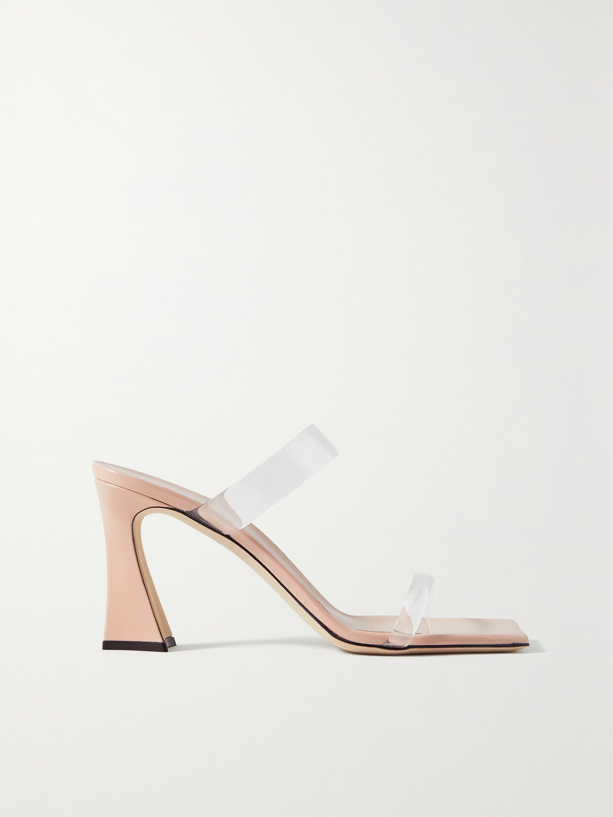 Shop Giuseppe Zanotti Vanilla Pvc And Patent-leather Mules In Neutrals