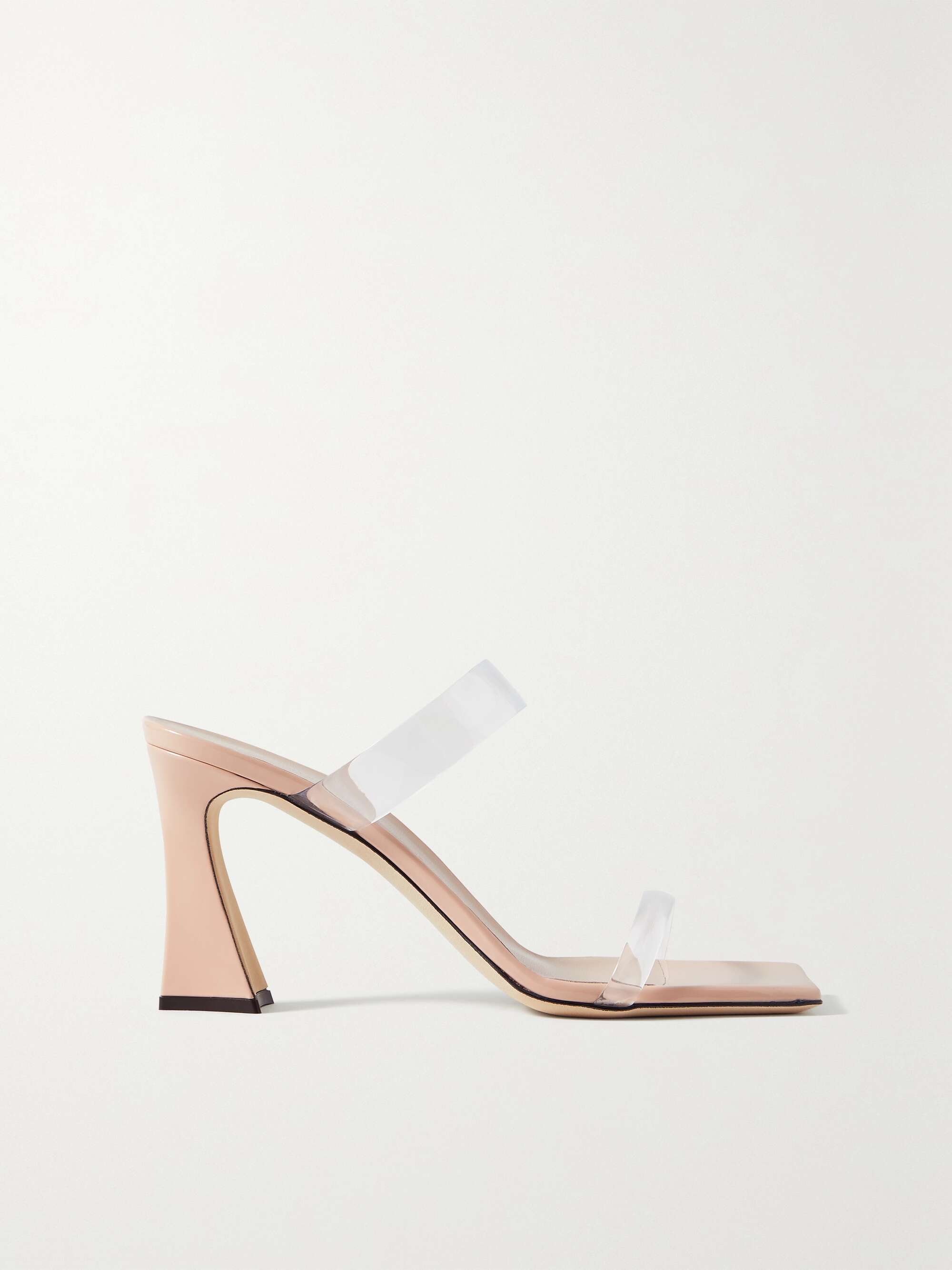 Neutral Vanilla PVC and patent-leather mules | GIUSEPPE ZANOTTI | NET-A ...