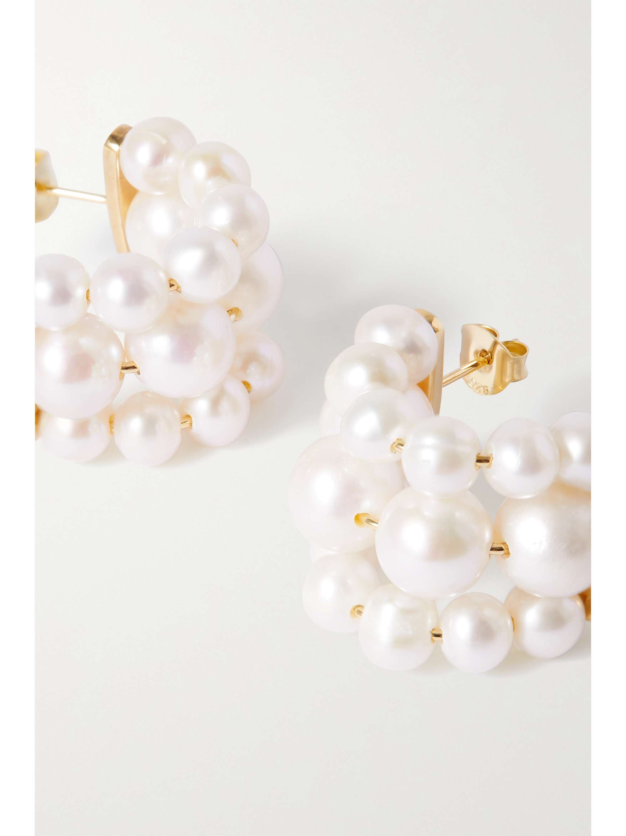 White Bitter Butter gold-plated pearl 