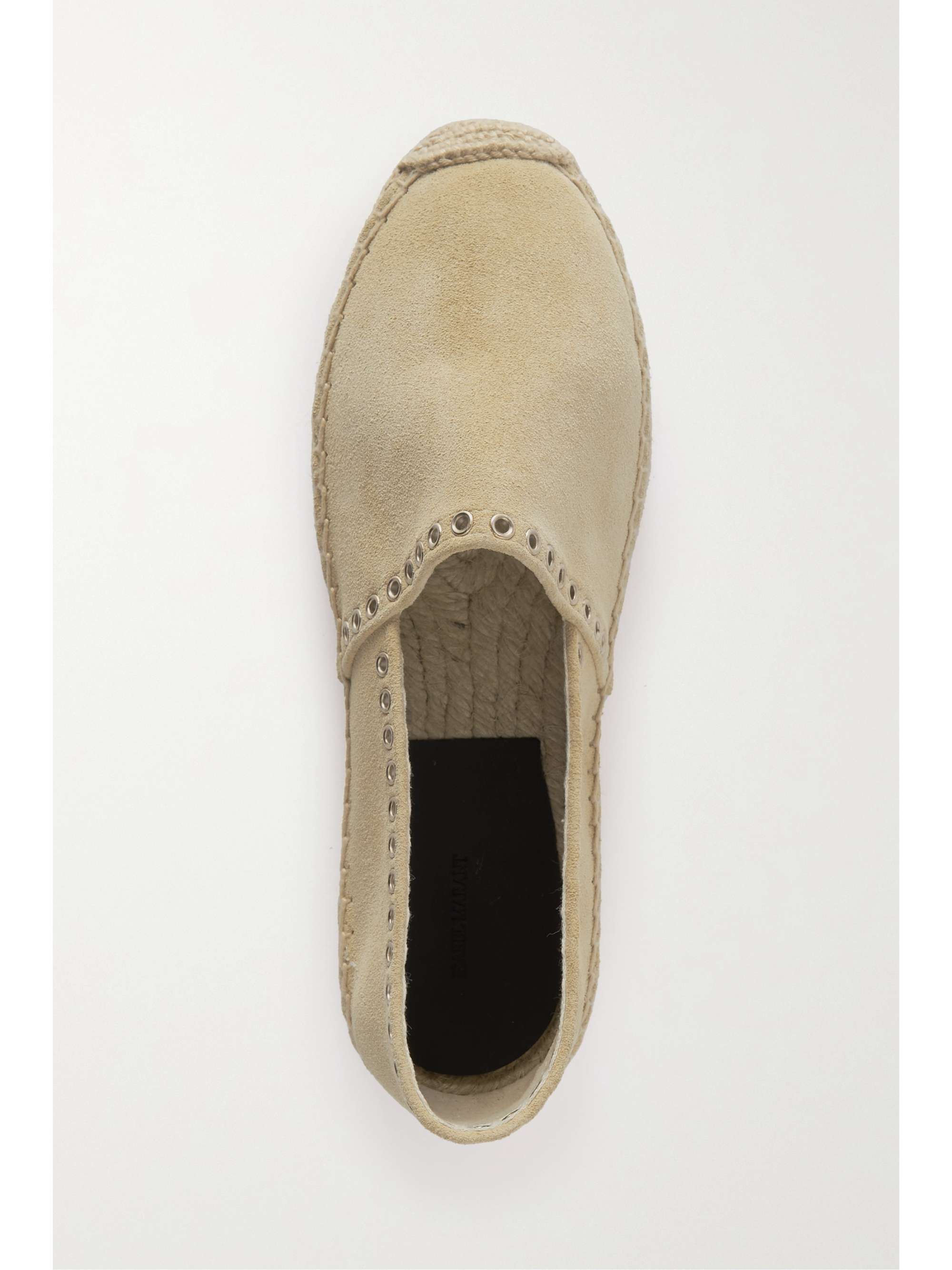 ISABEL MARANT Canae eyelet-embellished suede espadrilles