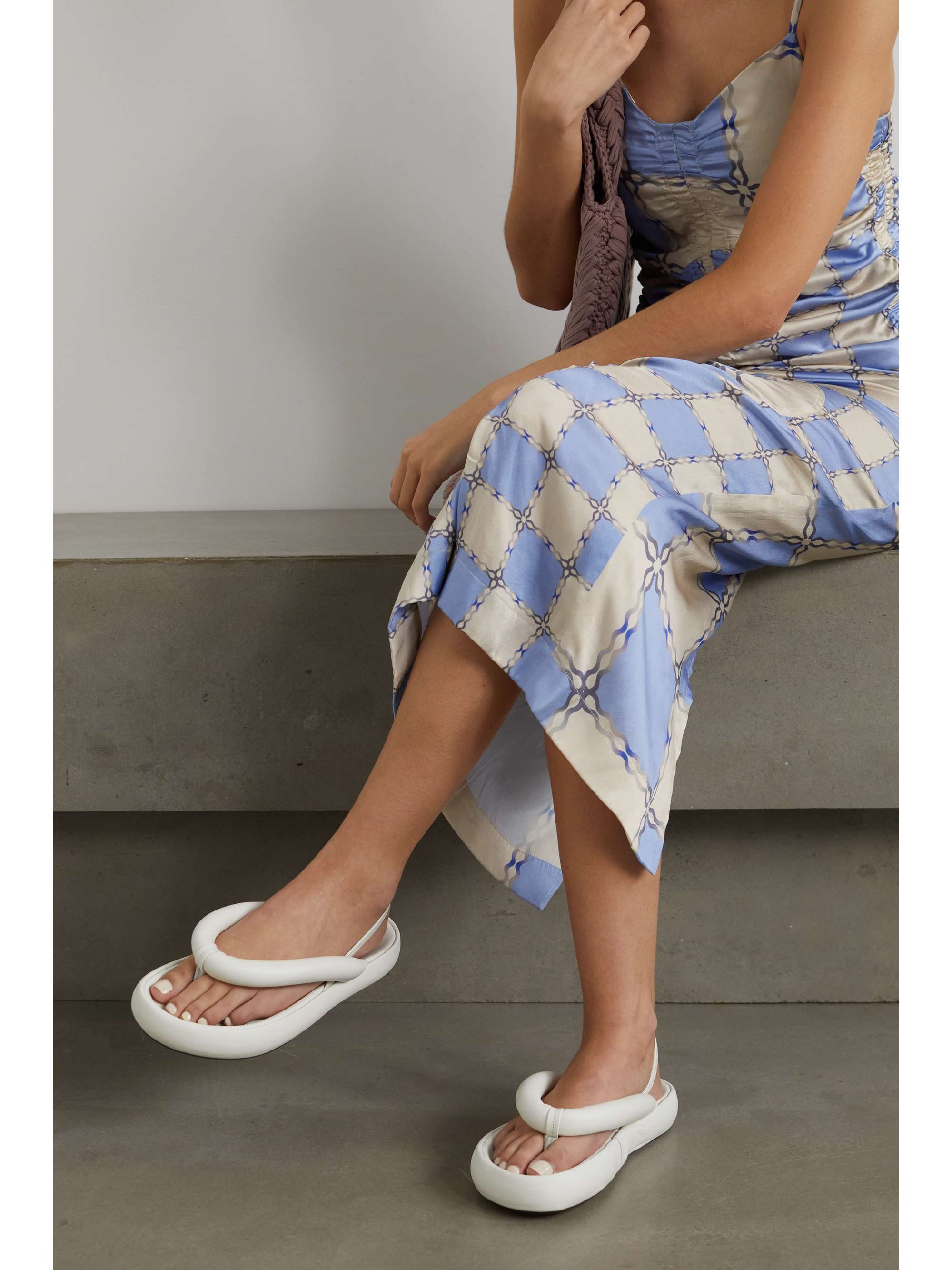 ISABEL MARANT Orene padded leather platform sandals