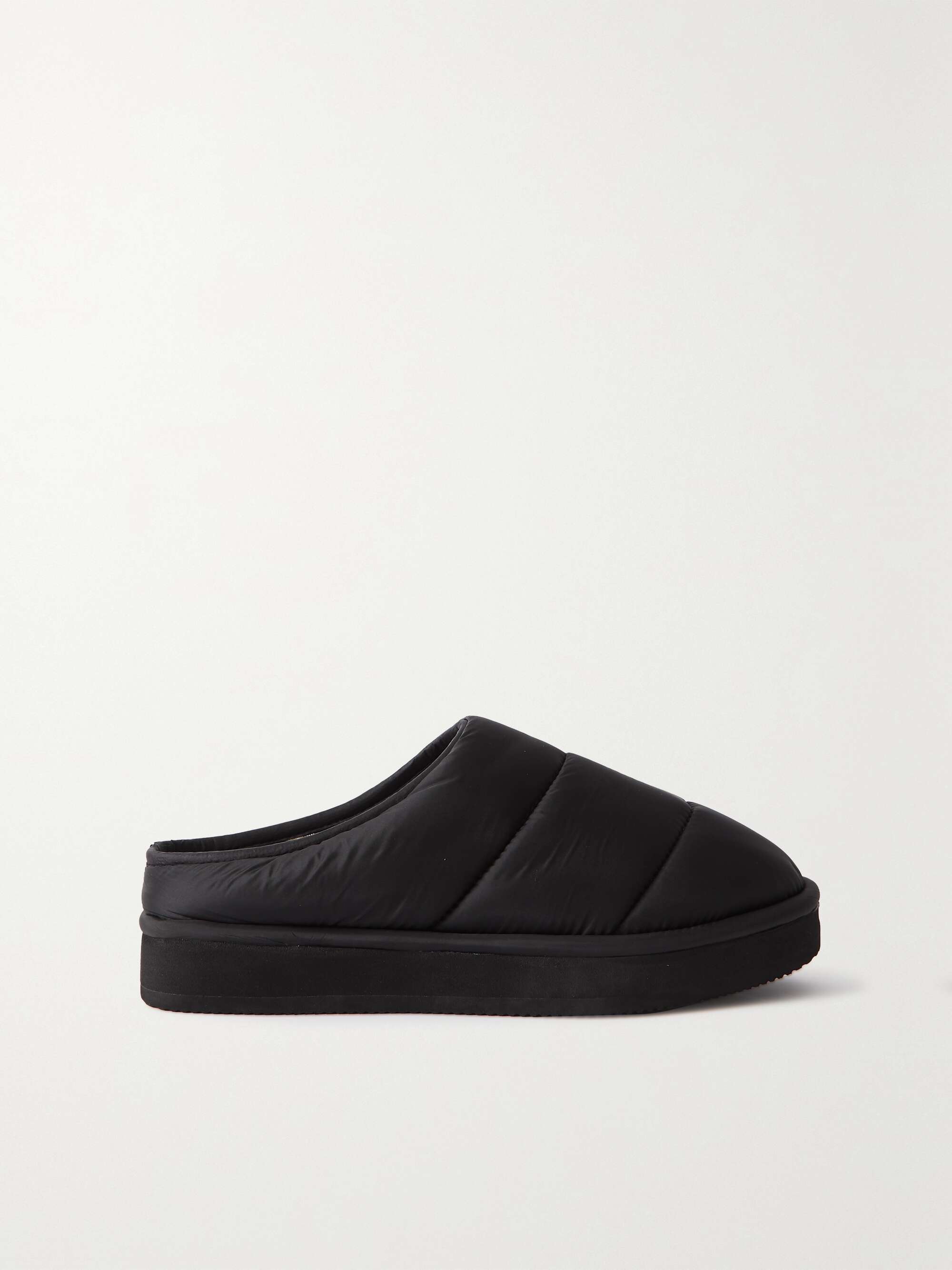 Black Otto padded quilted shell slippers | LOEFFLER RANDALL | NET-A-PORTER