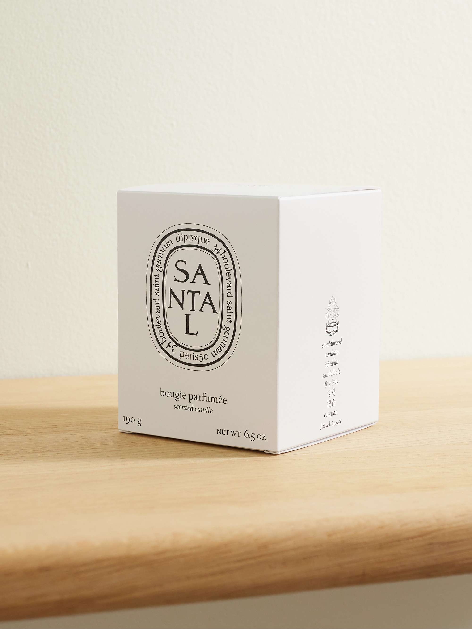 DIPTYQUE Santal scented candle, 190g