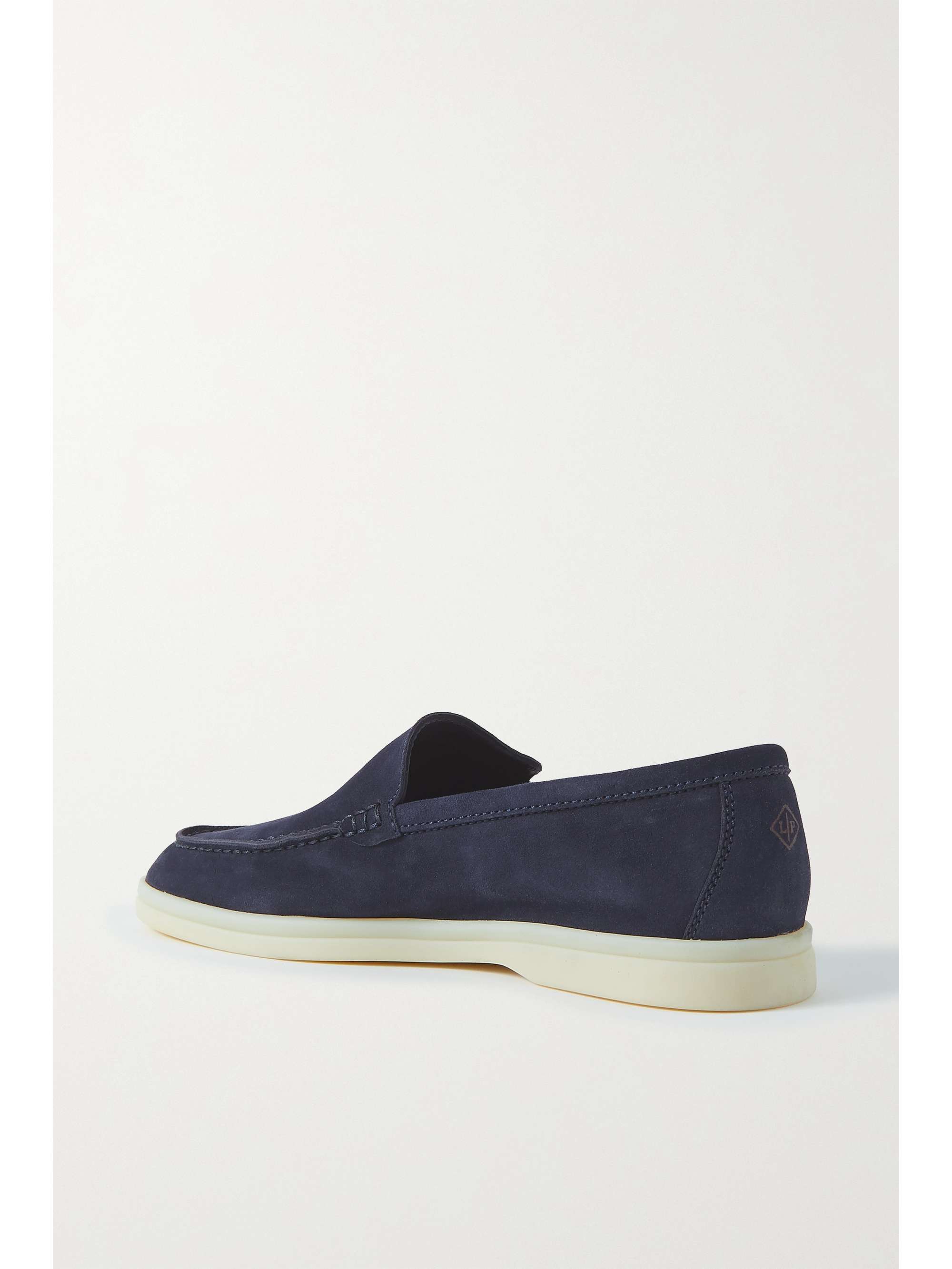 Navy Summer Walk suede loafers | LORO PIANA | NET-A-PORTER