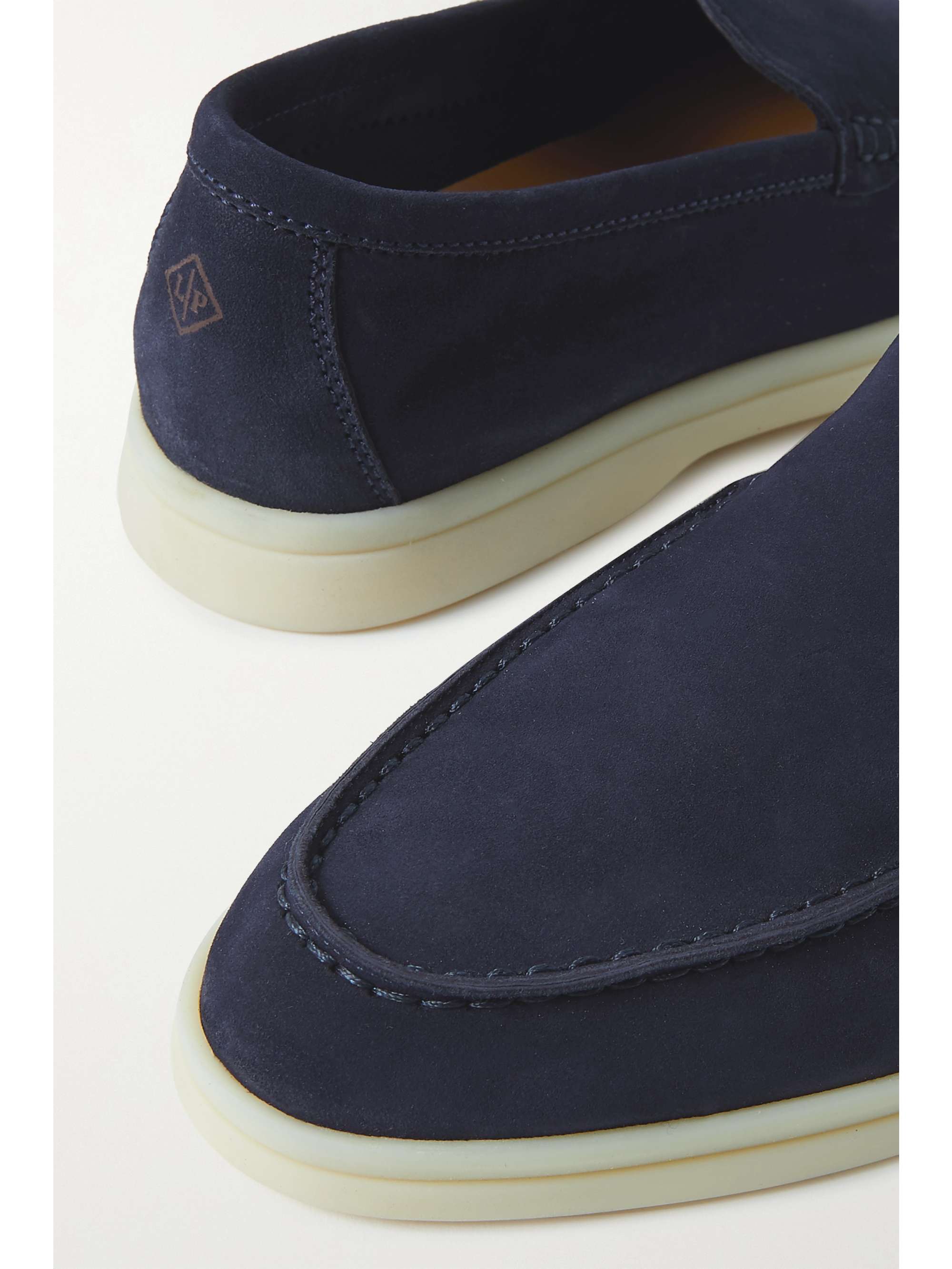 LORO PIANA Summer Walk suede loafers | NET-A-PORTER