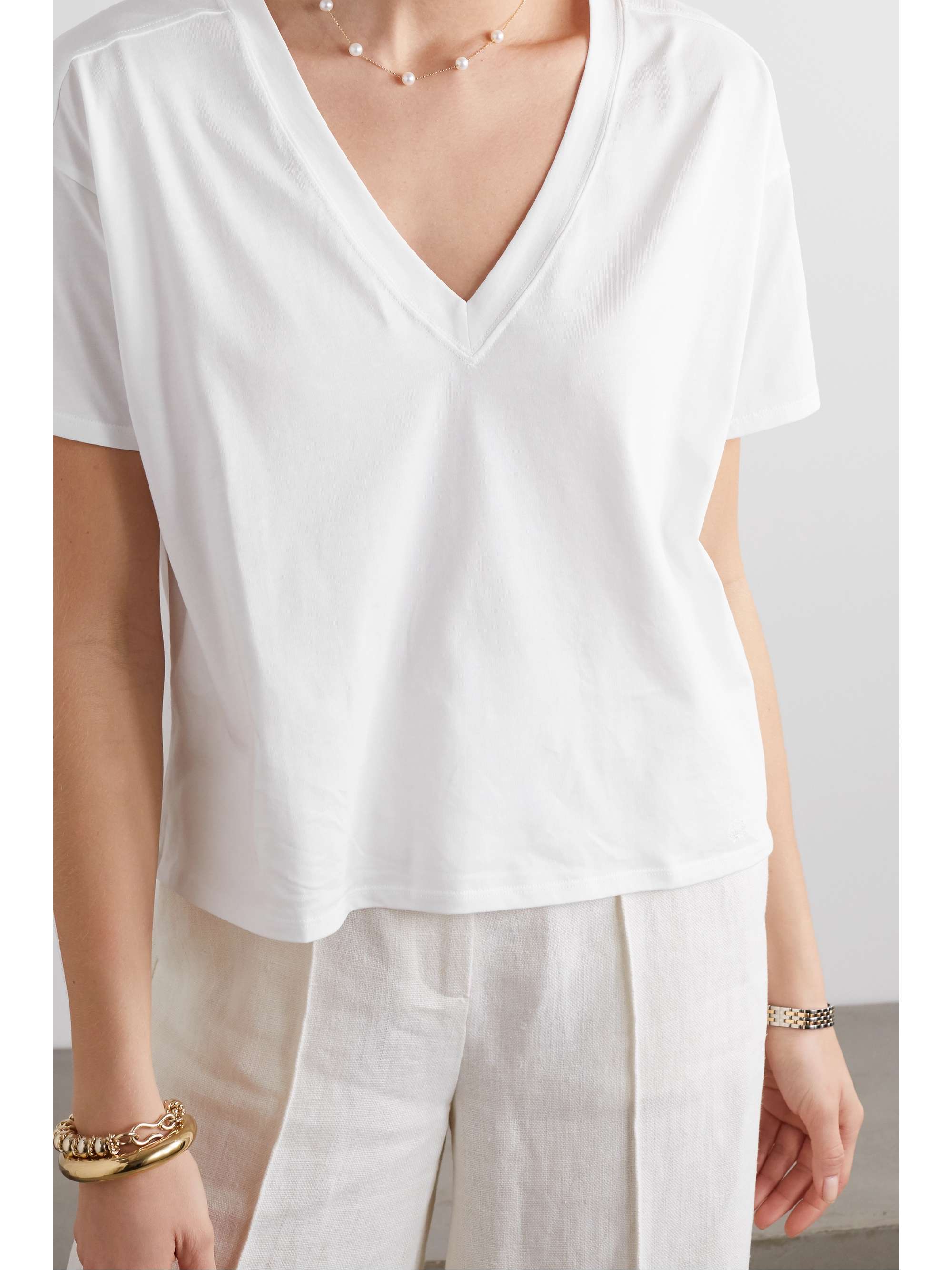 LOULOU DE SAISON Faaa Supima cotton-jersey T-shirt