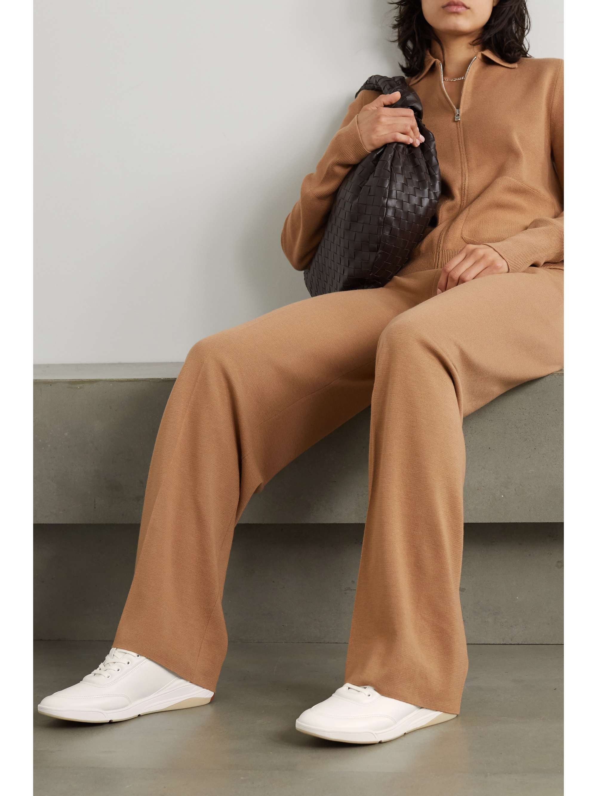 LORO PIANA Play leather sneakers