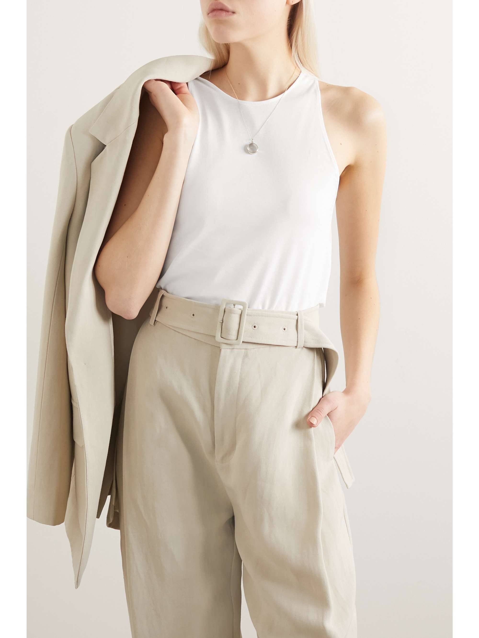 LOULOU STUDIO Mahina Supima cotton-jersey tank