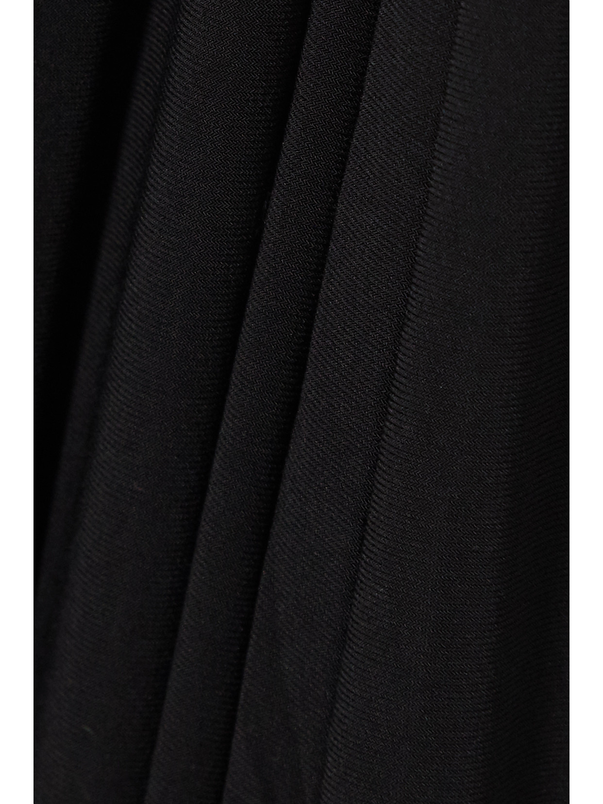 Norma Kamali High Waist Elastic Wide-leg Trousers In Black