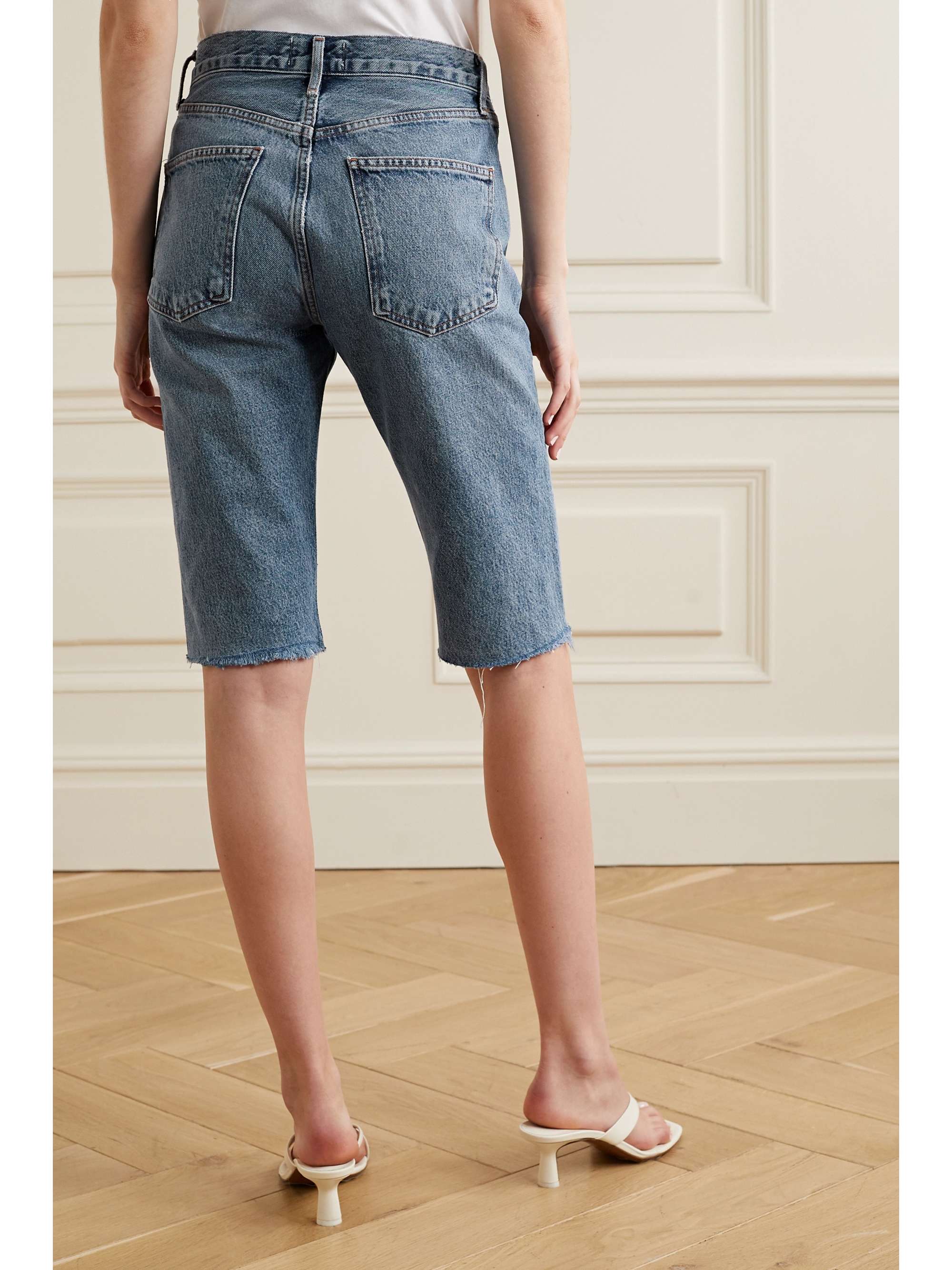 AGOLDE Carrie denim shorts
