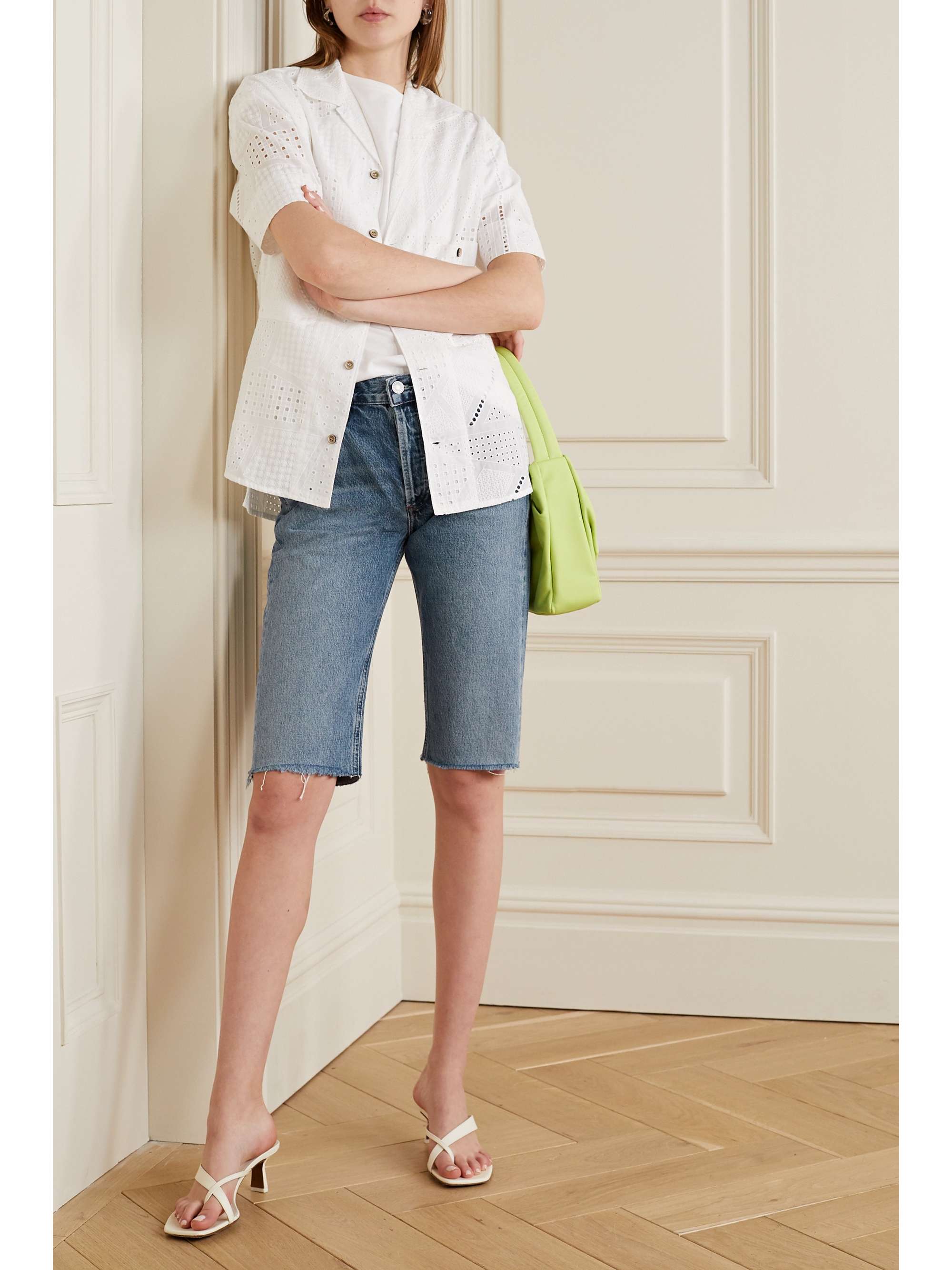 AGOLDE Carrie denim shorts