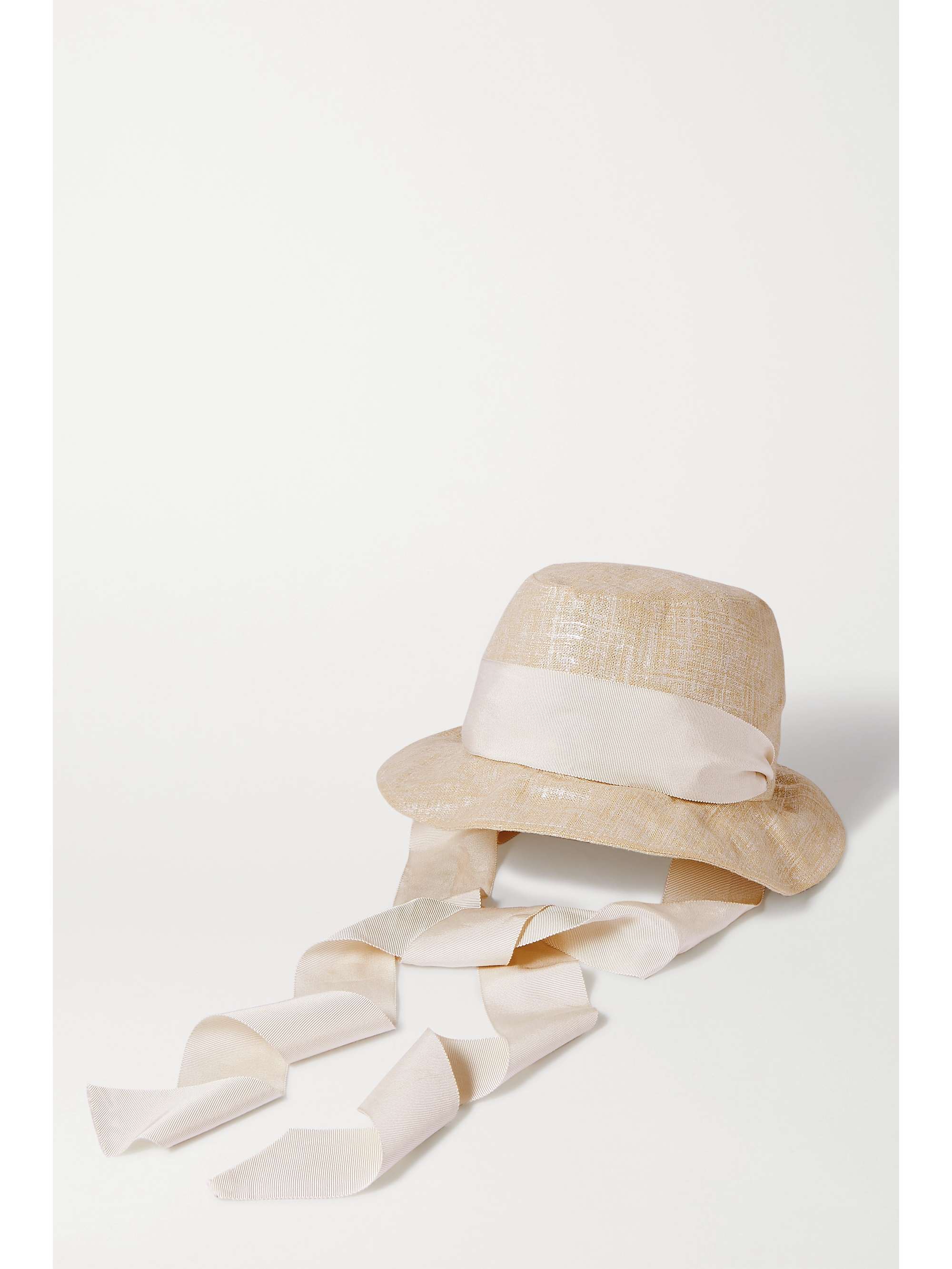 metallic linen sunhat | GIGI BURRIS 