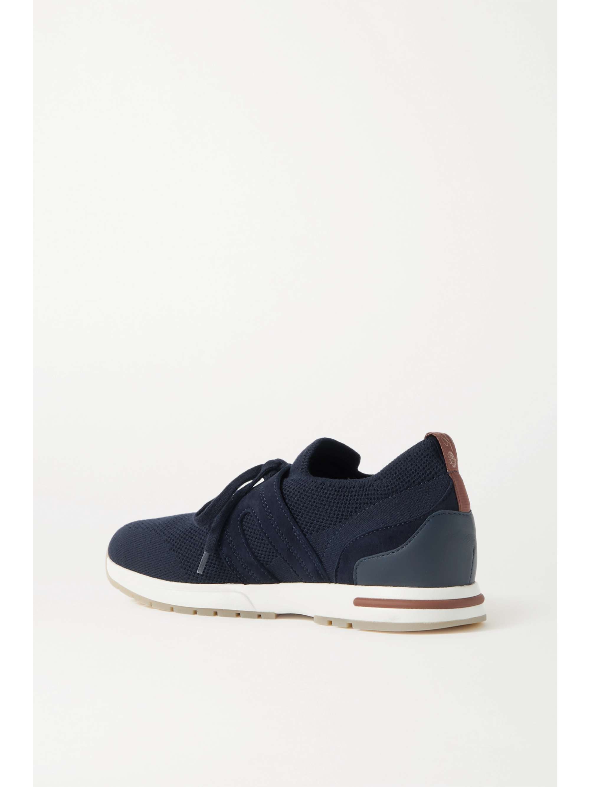 LORO PIANA Baskets en laine, cuir et daim Flexy Lady