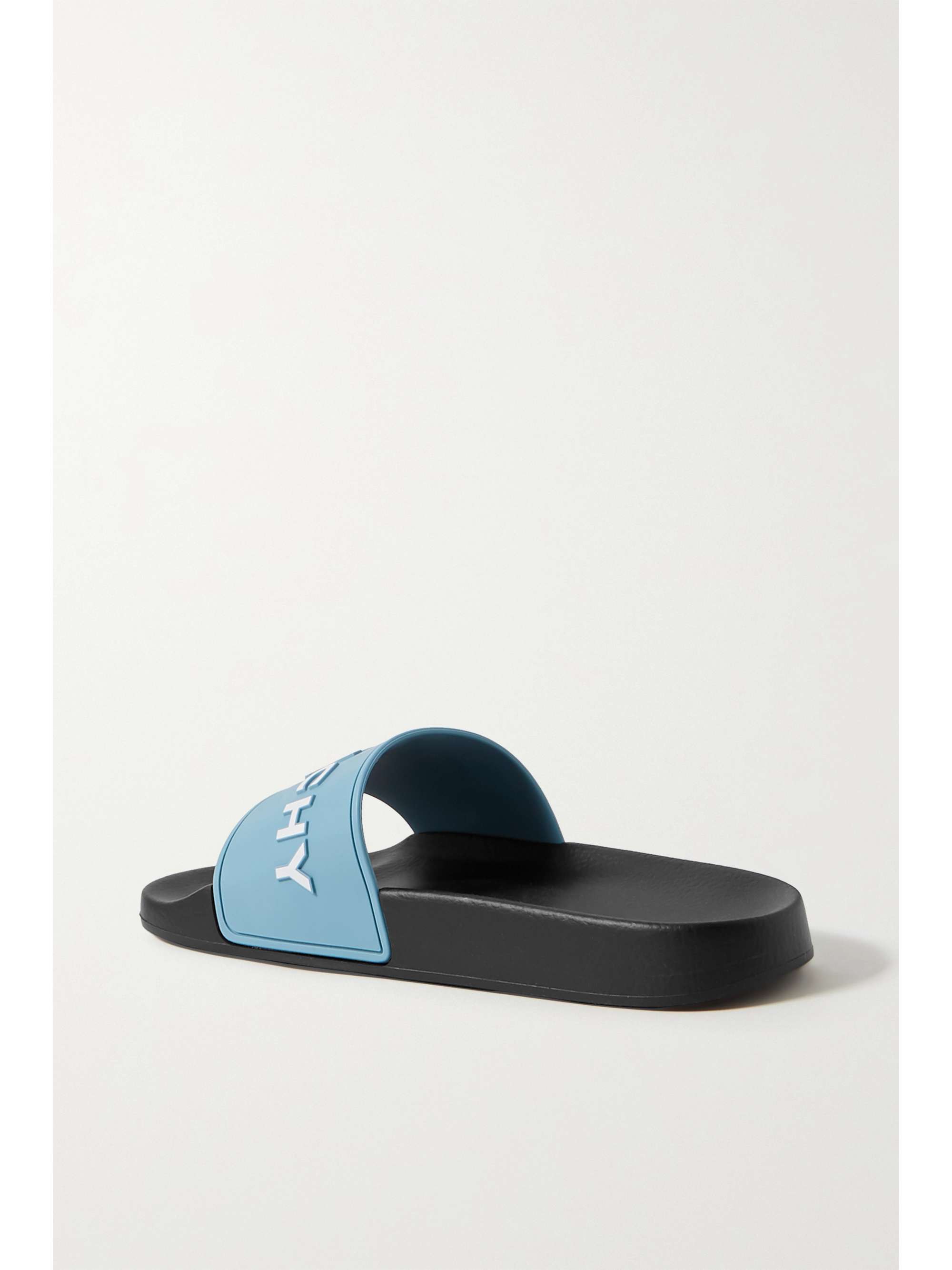 blue givenchy slides